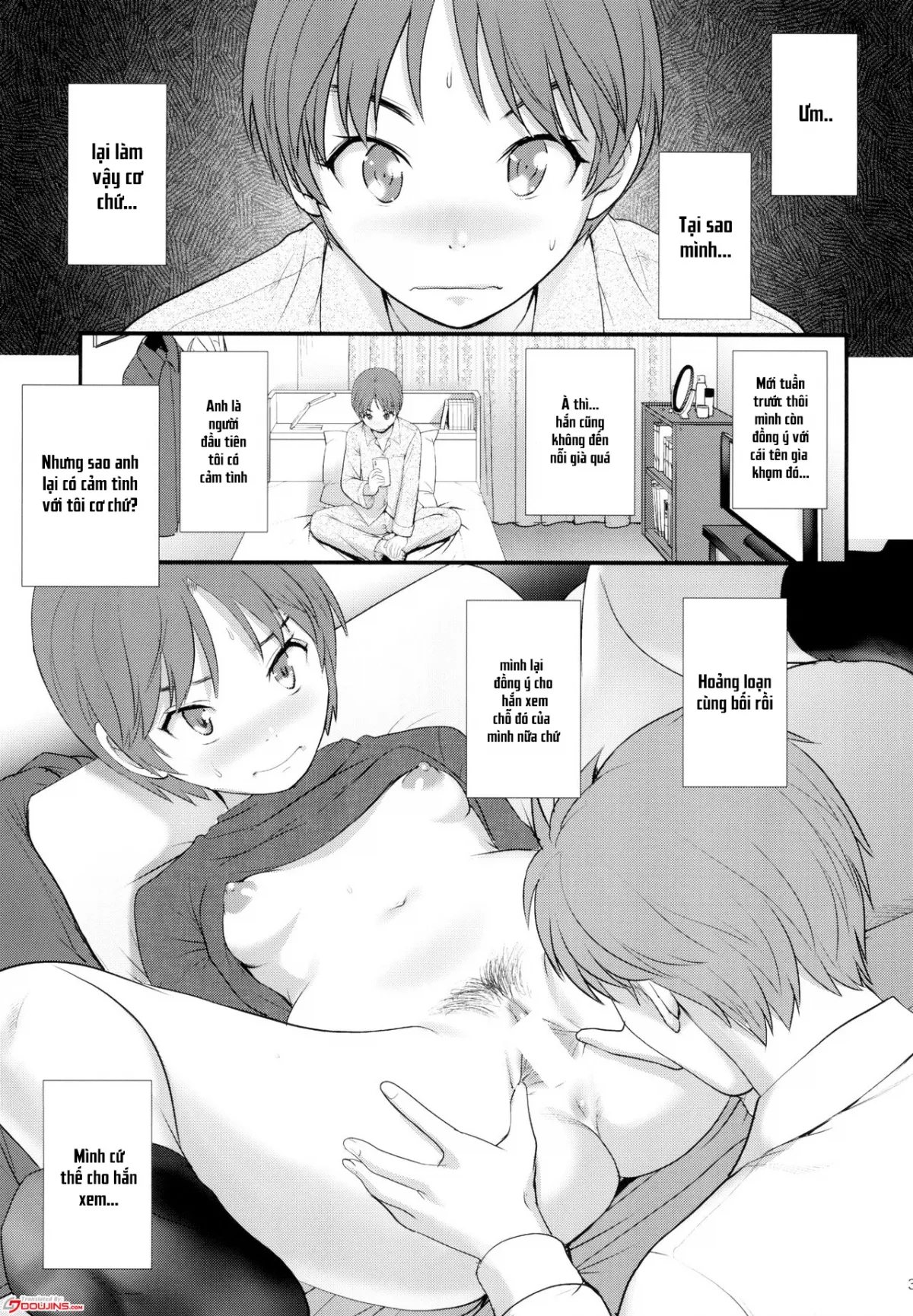 HentaiVN.net - Ảnh 3 - Nhật kí thay đổi của cô nàng xấu xí [Jimiko Diary] - Chap 1