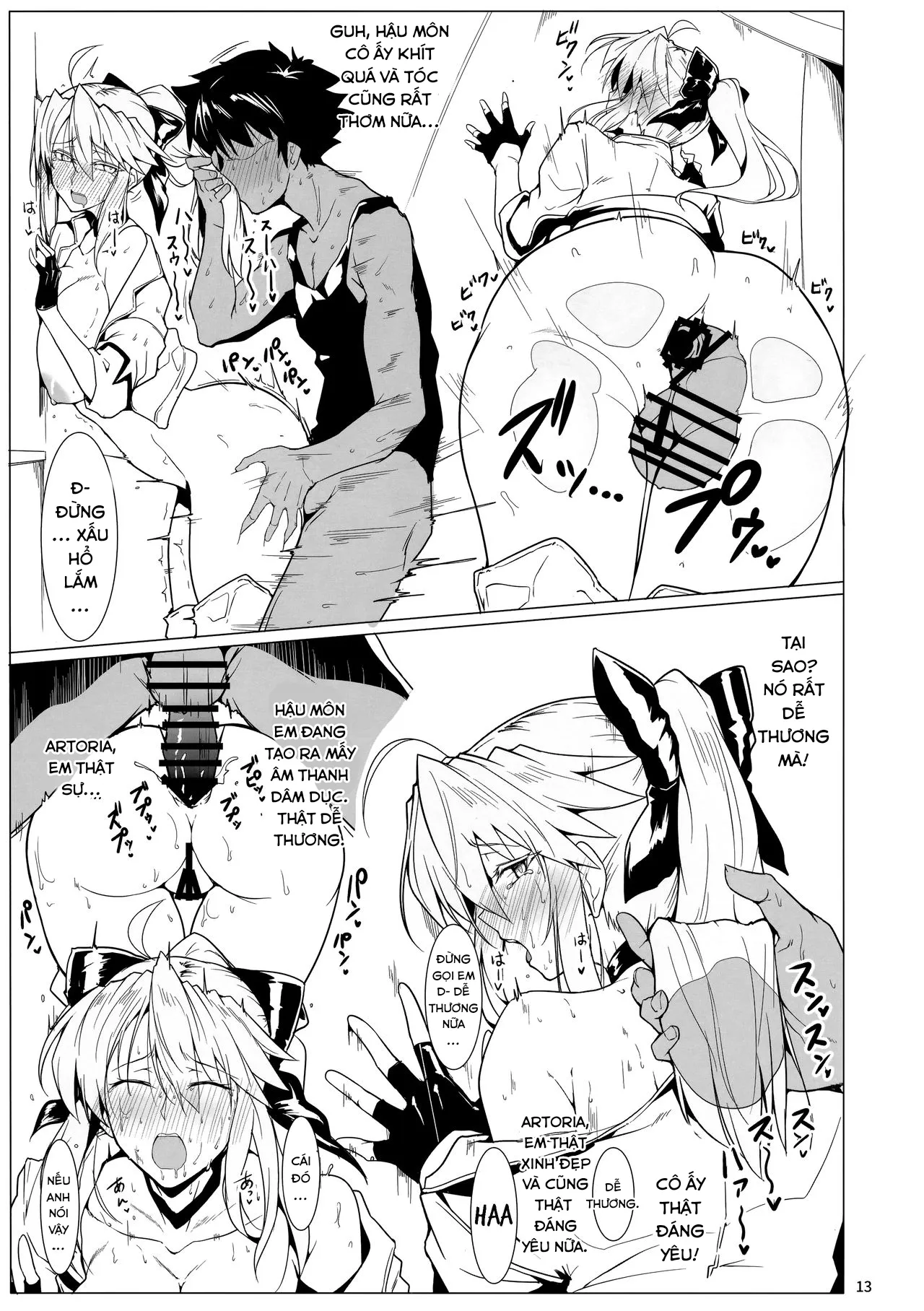 HentaiVN.net - Ảnh 13 - Ore no Kishiou ga Konna ni Race Queen na Wake ga Nai [俺の騎士王がこんなにレースクイーンなわけがない] - Chap 1
