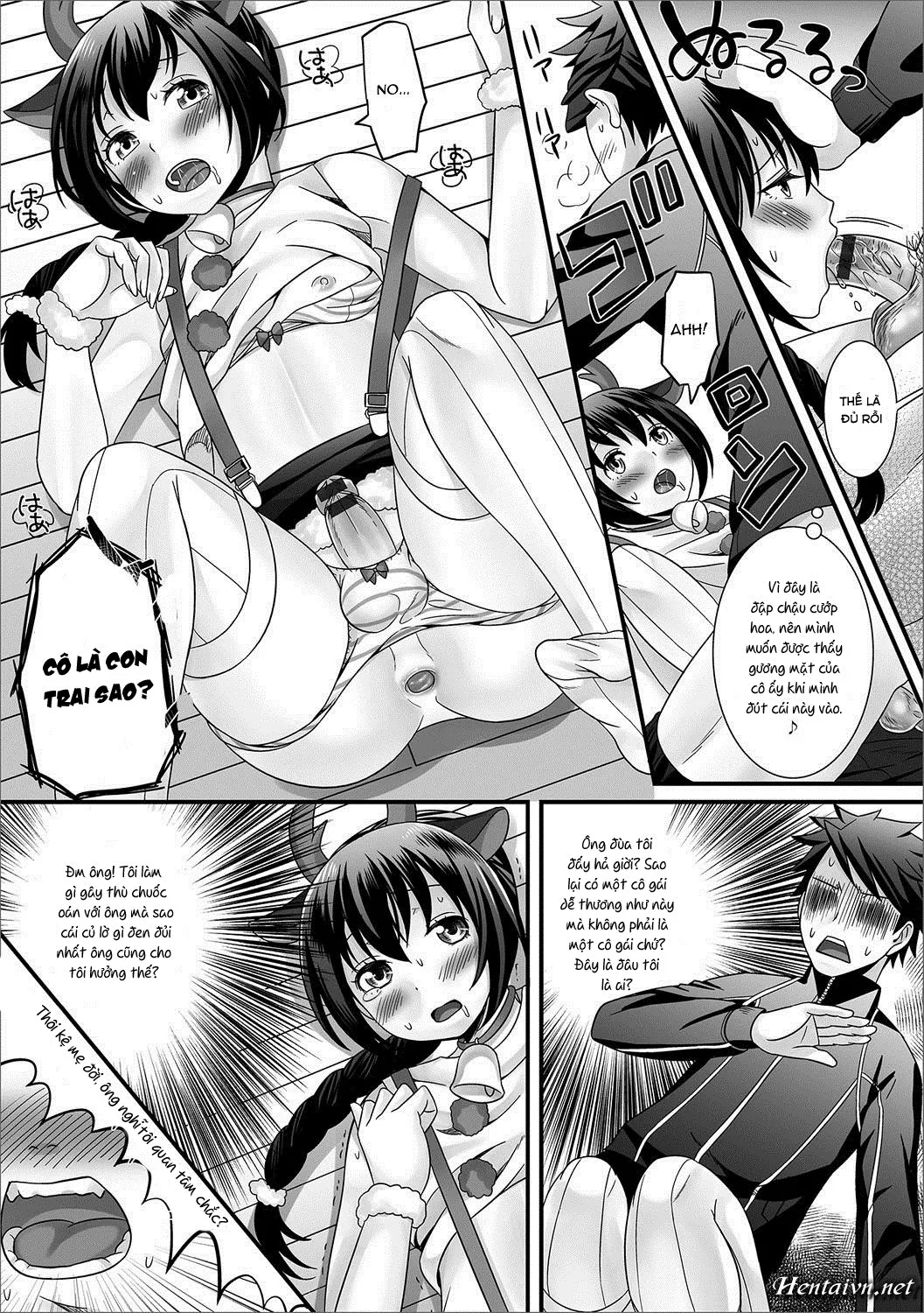 HentaiVN.net - Ảnh 10 - Christmas no Kemono (Gekkan Web Otoko no Ko-llection! S Vol. 20) [Christmas Beast] - Chap 1