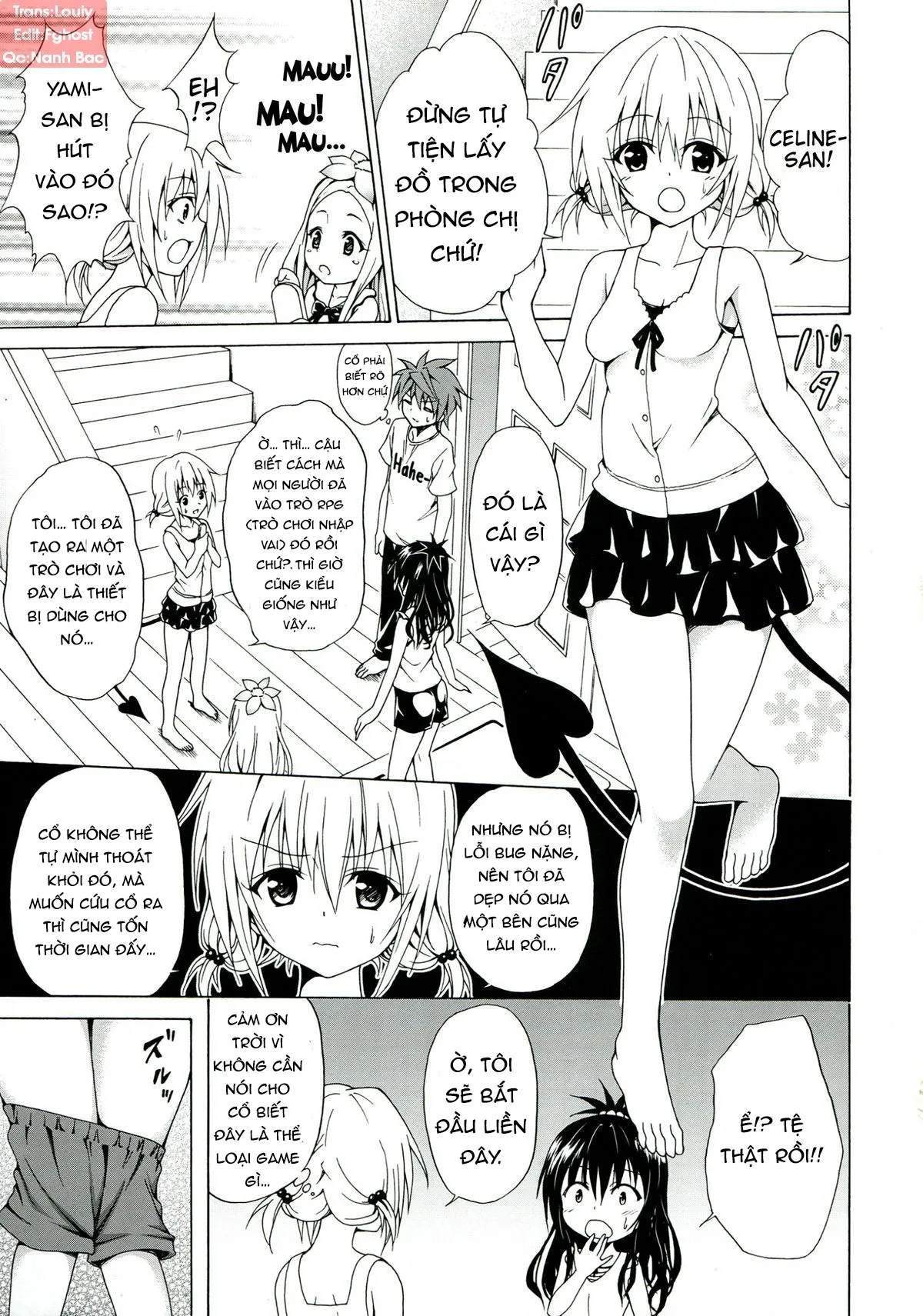 HentaiVN.net - Ảnh 15 - Yami Ochi Game (To Love-Ru) - Chap 1