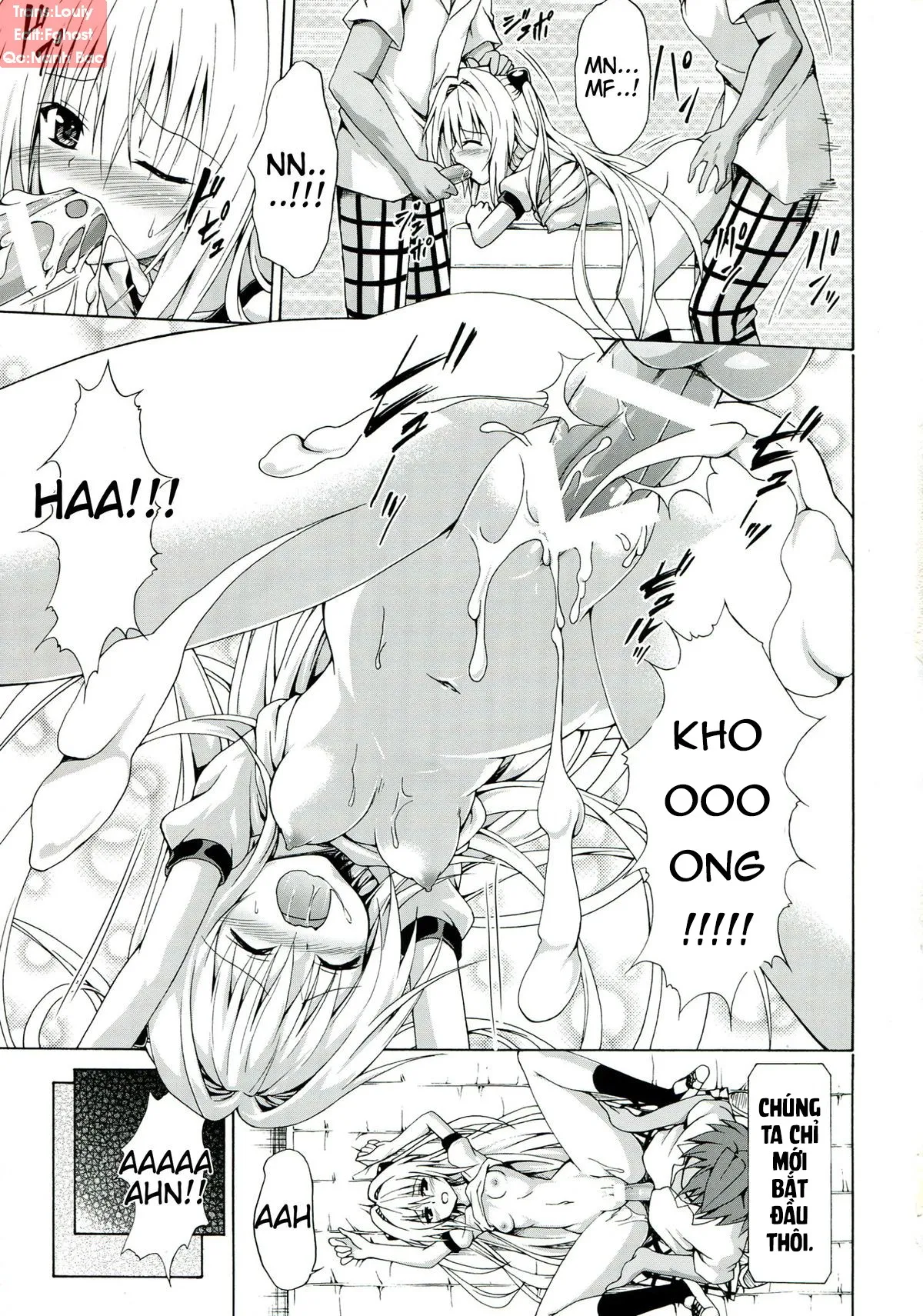 HentaiVN.net - Ảnh 21 - Yami Ochi Game (To Love-Ru) - Chap 1