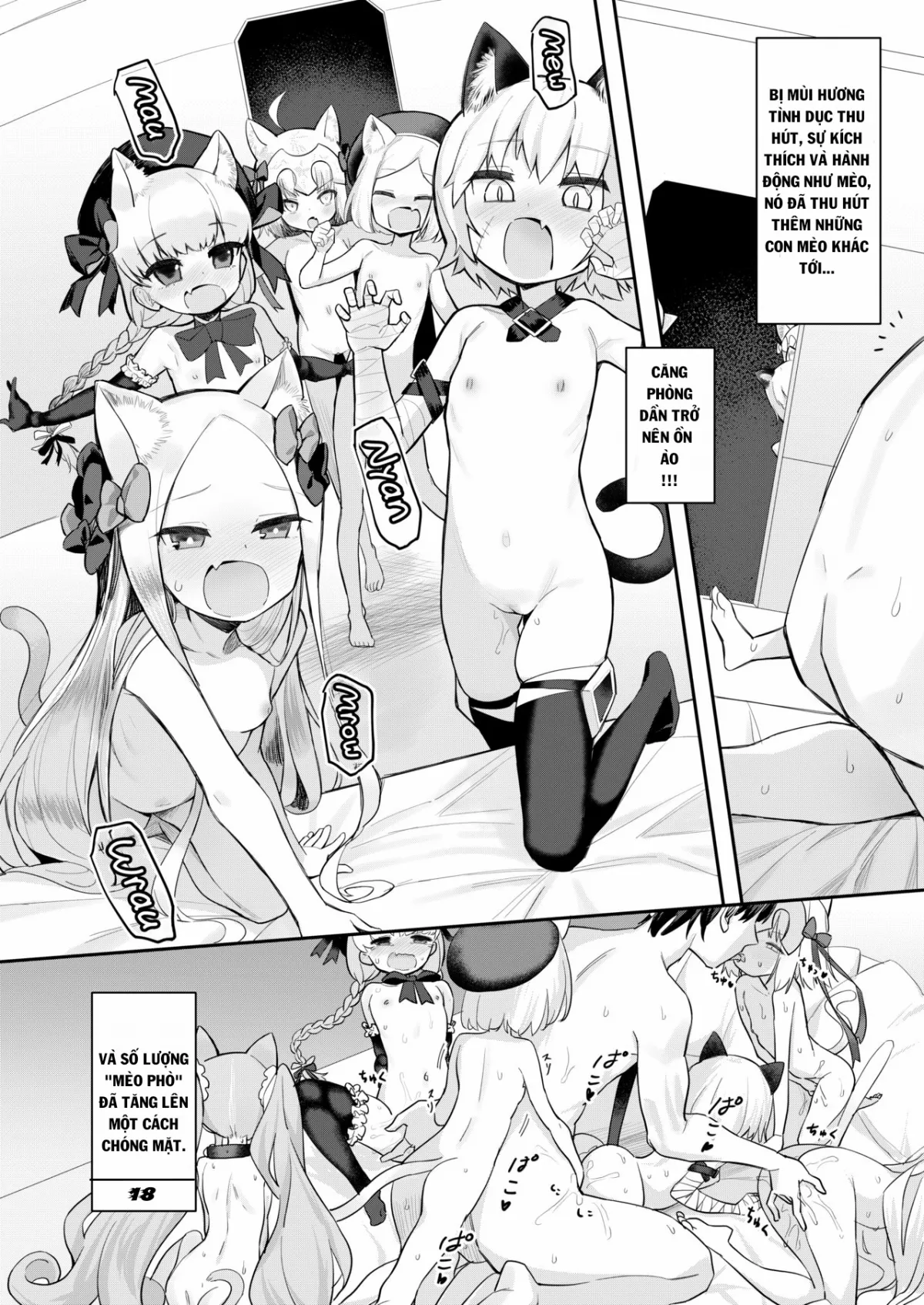 HentaiVN.net - Ảnh 20 - Virus Mèo [Nyan Nyan Fuunyan] - Chap 1