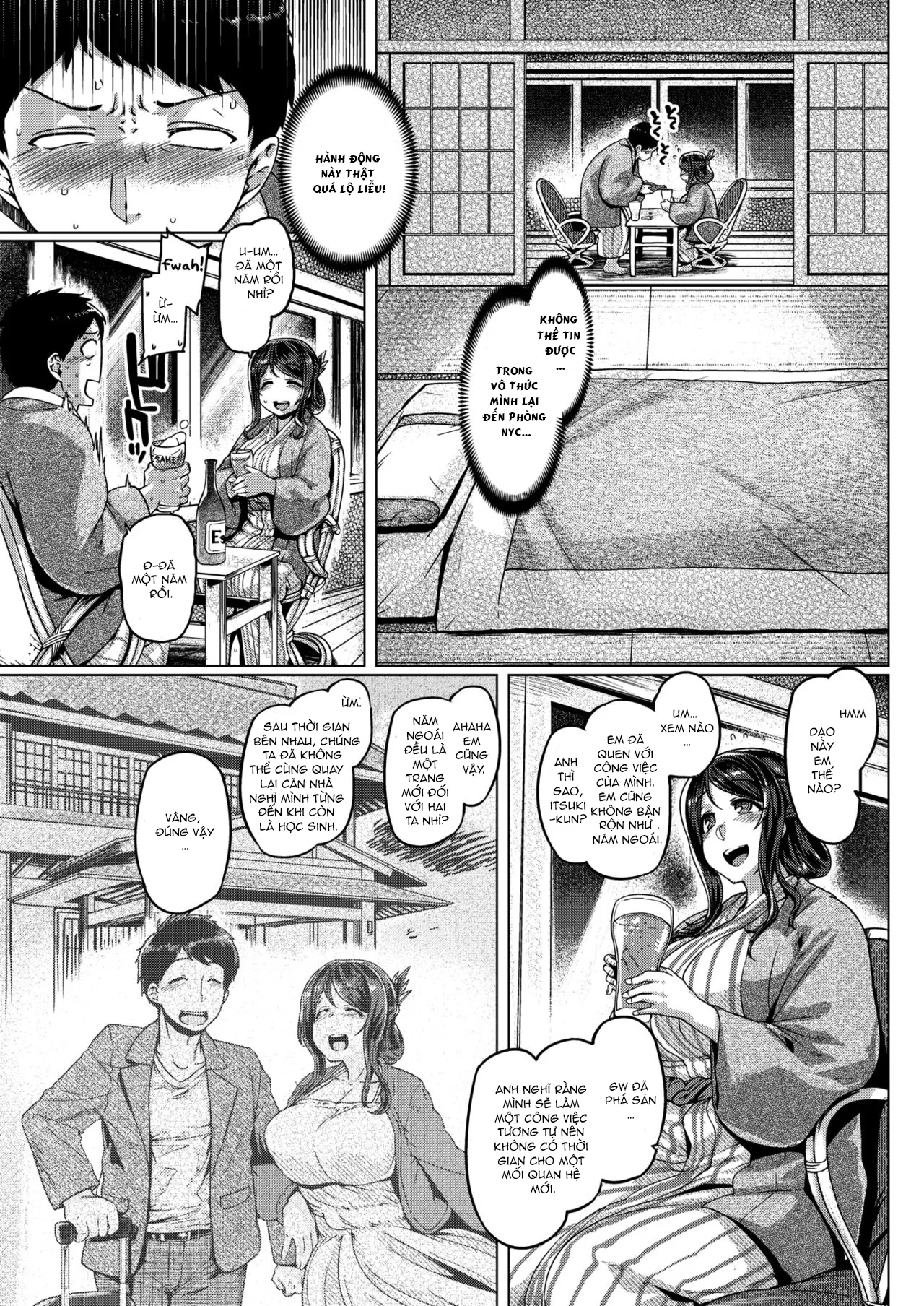 HentaiVN.net - Ảnh 4 - YUKATA DE SEX! - Chap 1