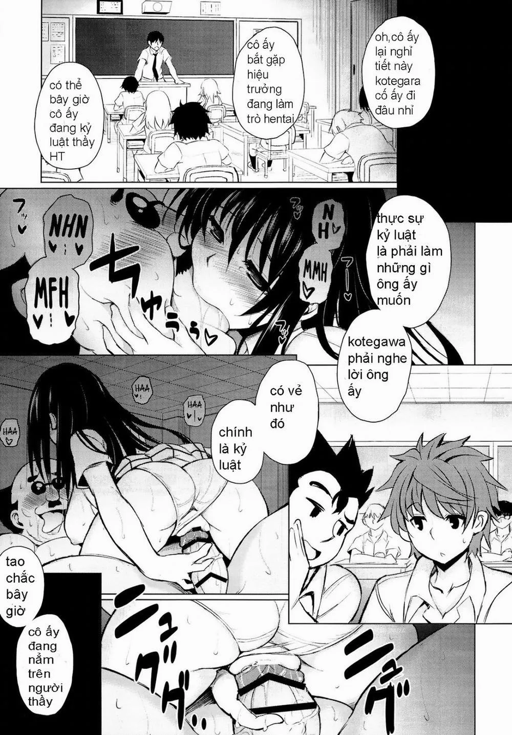 HentaiVN.net - Ảnh 12 - Kouchou No Harenchi Wo Tomeru Tame Ni Harenchi Suru Kotegawa-San (To Love-Ru) - Chap 1