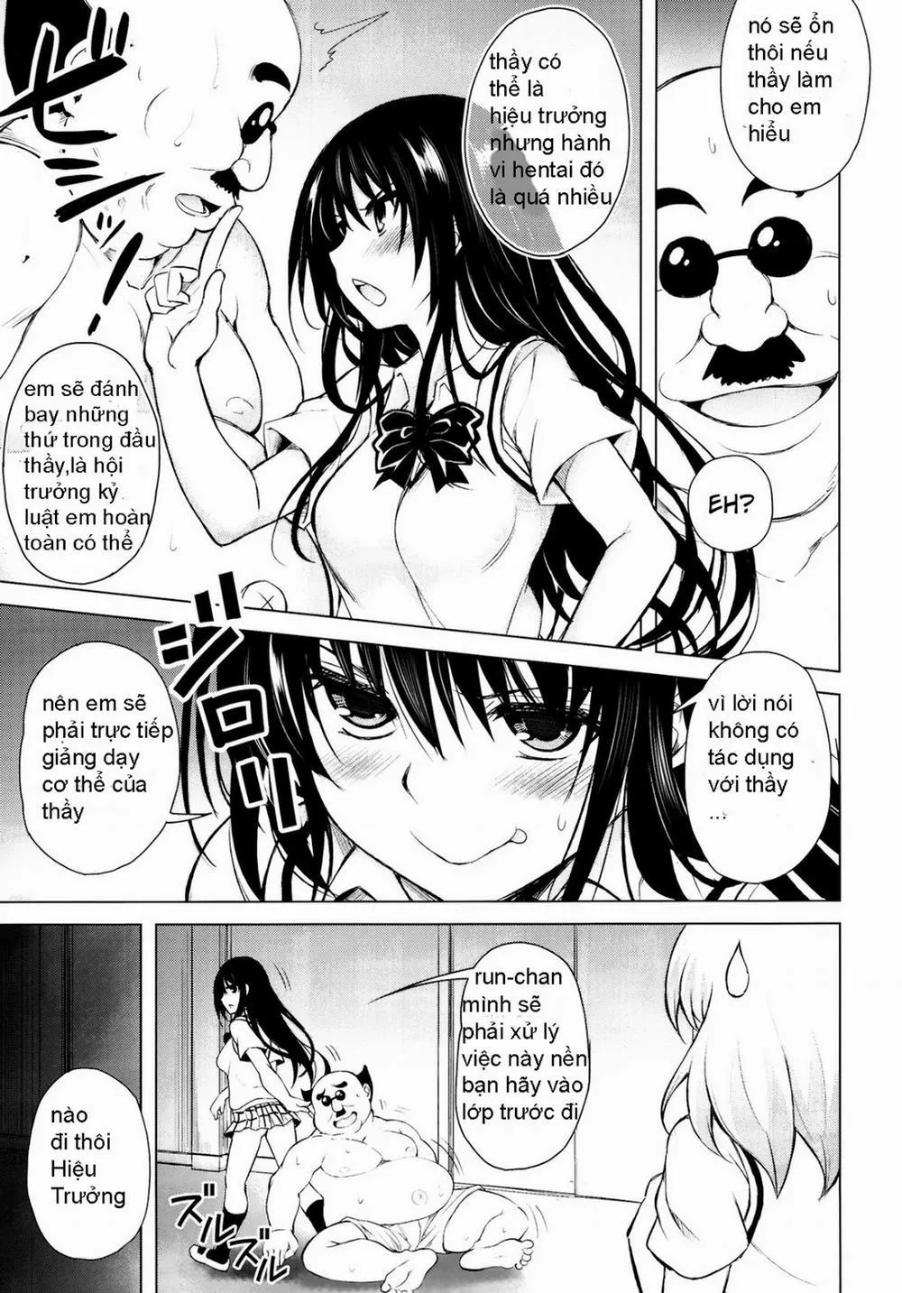 HentaiVN.net - Ảnh 4 - Kouchou No Harenchi Wo Tomeru Tame Ni Harenchi Suru Kotegawa-San (To Love-Ru) - Chap 1