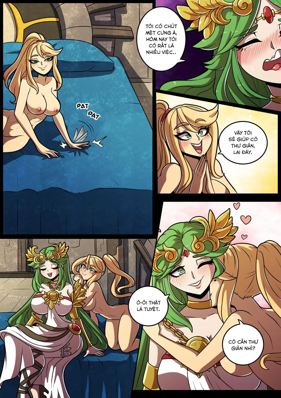 HentaiVN.net - Ảnh 5 - Smash Girls Samus and Palutena's Bedroom Smash! - Chap 1