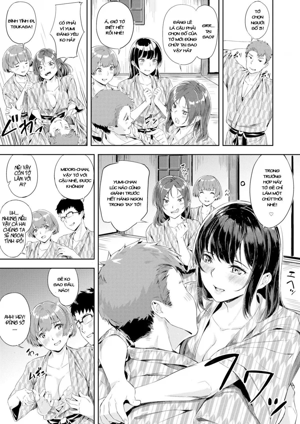 HentaiVN.net - Ảnh 14 - Buổi Họp Lớp Sung Sướng [Chaotically Satisfying Class Reunion] - Chap 1