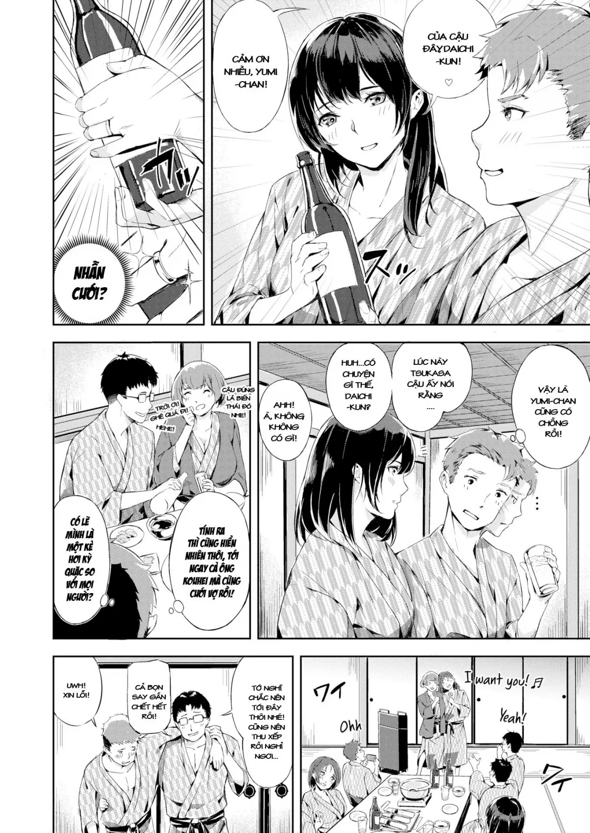 HentaiVN.net - Ảnh 3 - Buổi Họp Lớp Sung Sướng [Chaotically Satisfying Class Reunion] - Chap 1