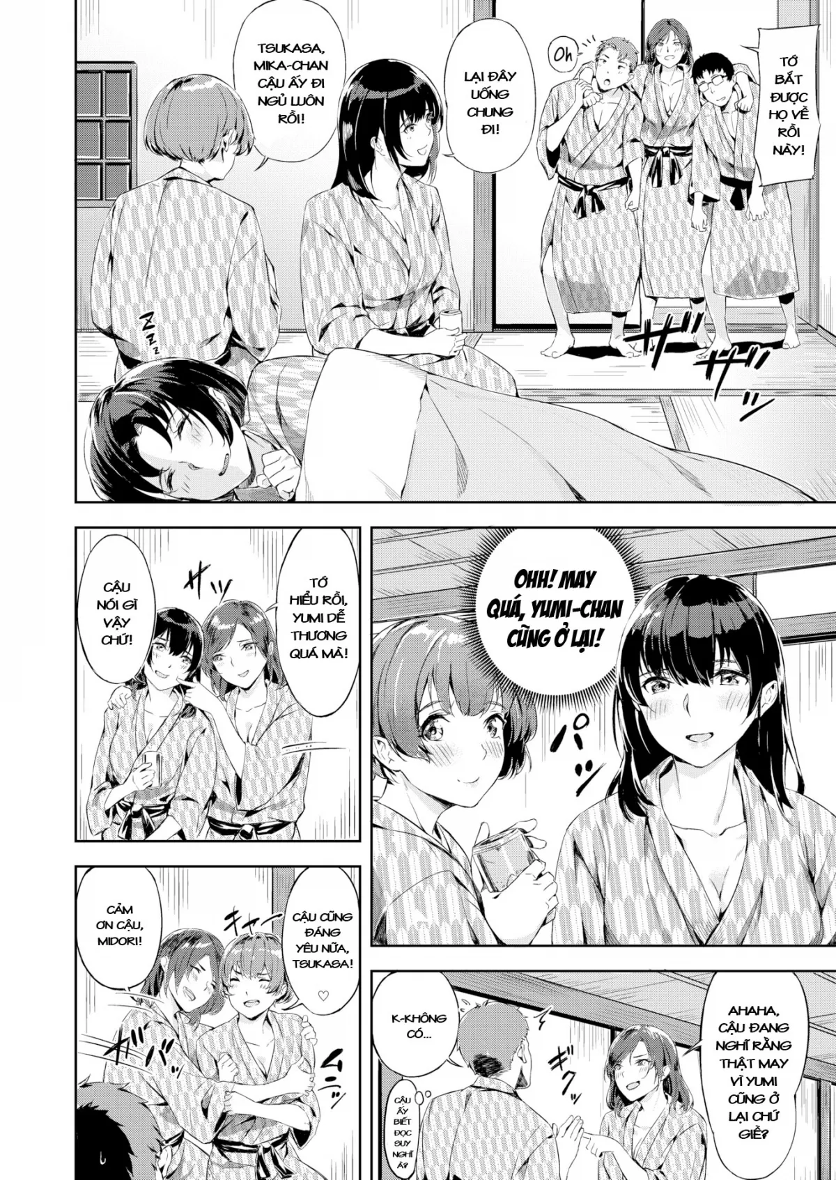 HentaiVN.net - Ảnh 5 - Buổi Họp Lớp Sung Sướng [Chaotically Satisfying Class Reunion] - Chap 1
