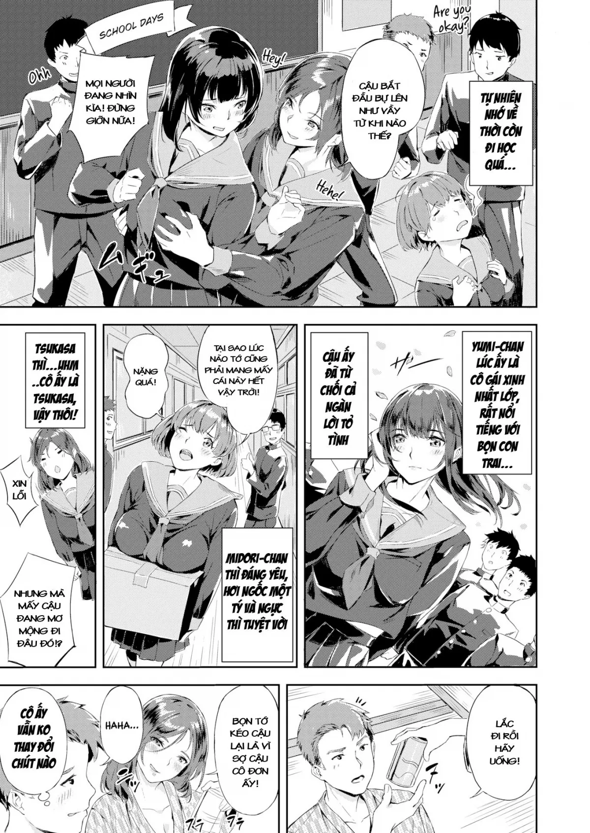 HentaiVN.net - Ảnh 6 - Buổi Họp Lớp Sung Sướng [Chaotically Satisfying Class Reunion] - Chap 1