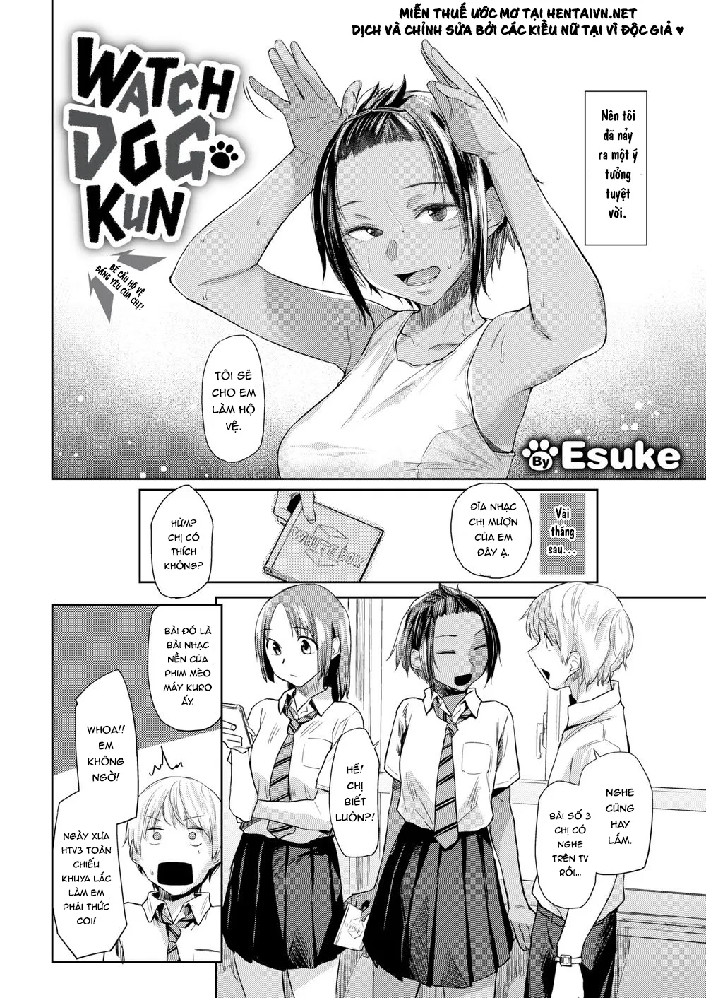 HentaiVN.net - Ảnh 3 - Em Sẽ Là Chàng Hộ Vệ Của Chị! [Watchdog-kun] - Chap 1
