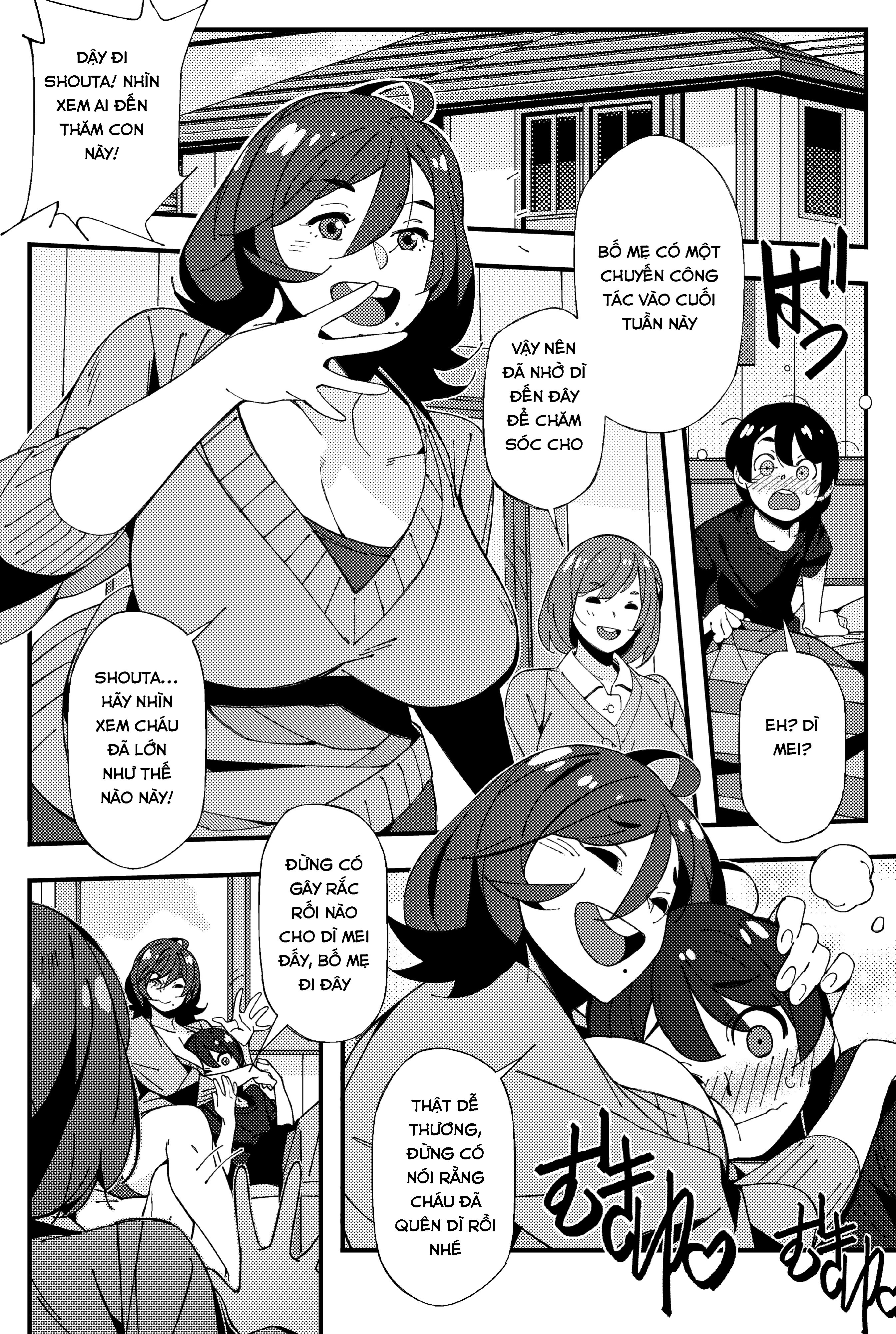 HentaiVN.net - Ảnh 3 - Aunty Please! - Chap 1