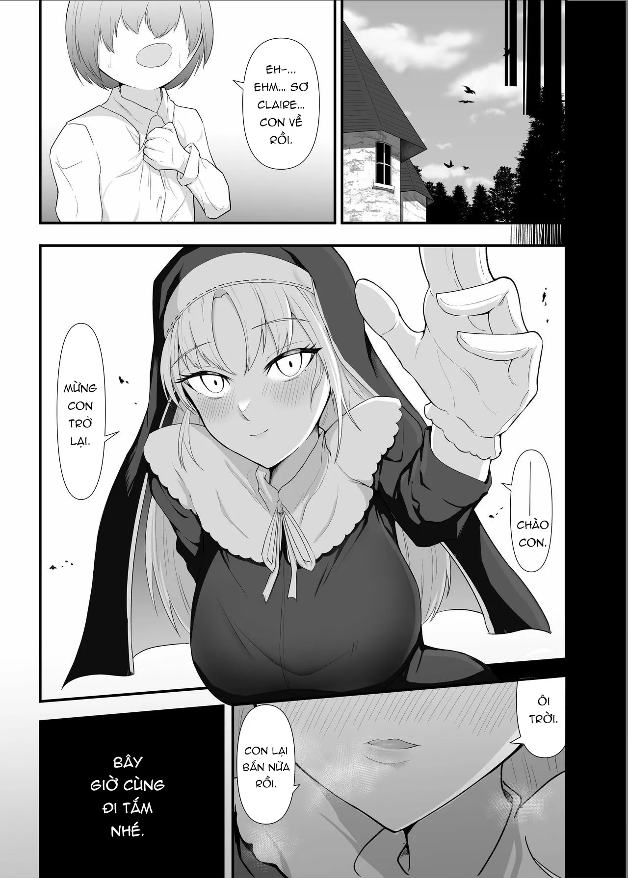 HentaiVN.net - Ảnh 18 - Cleaire-san to Boku no Hajimete [クレアさんとぼくのはじめて] - Chap 1