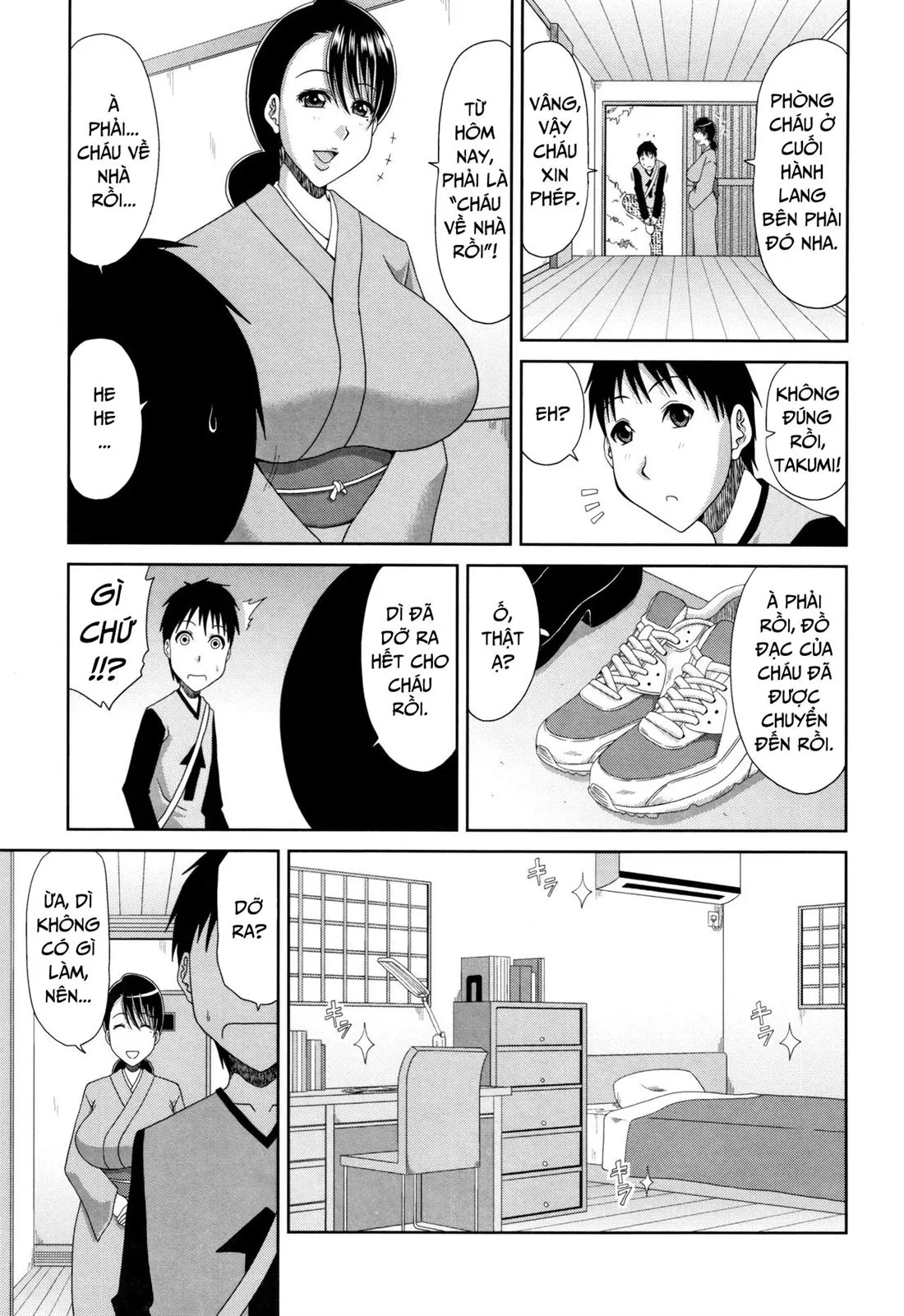HentaiVN.net - Ảnh 3 - Hannari Miboujin [Elegant Widow; Hannari Miboujin | Elegant Widow] - Chap 1