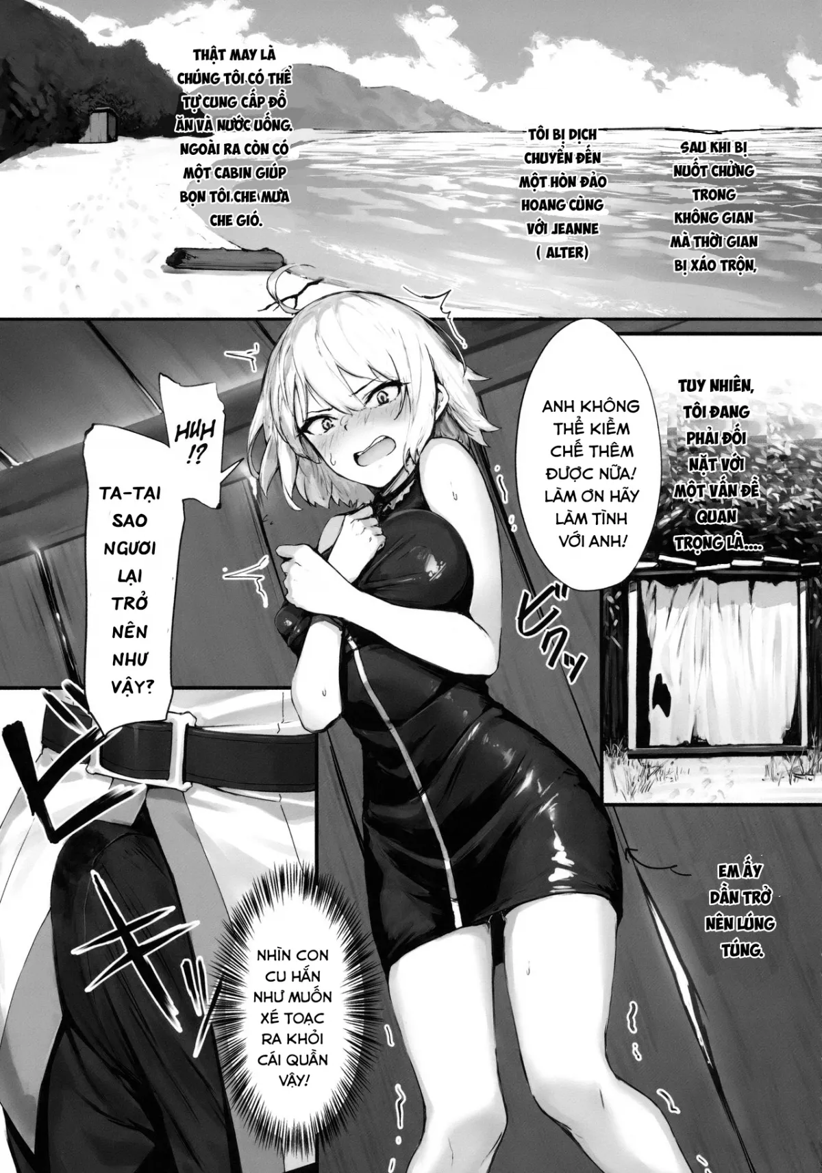 HentaiVN.net - Ảnh 5 - Cuộc sống hàng ngày của tôi trên đảo không người cùng Jeanne. [My daily life on an uninhabited islandwith Jeanne; Jeanne to Nakayoshi Mujintou Seikatsu] - Chap 1