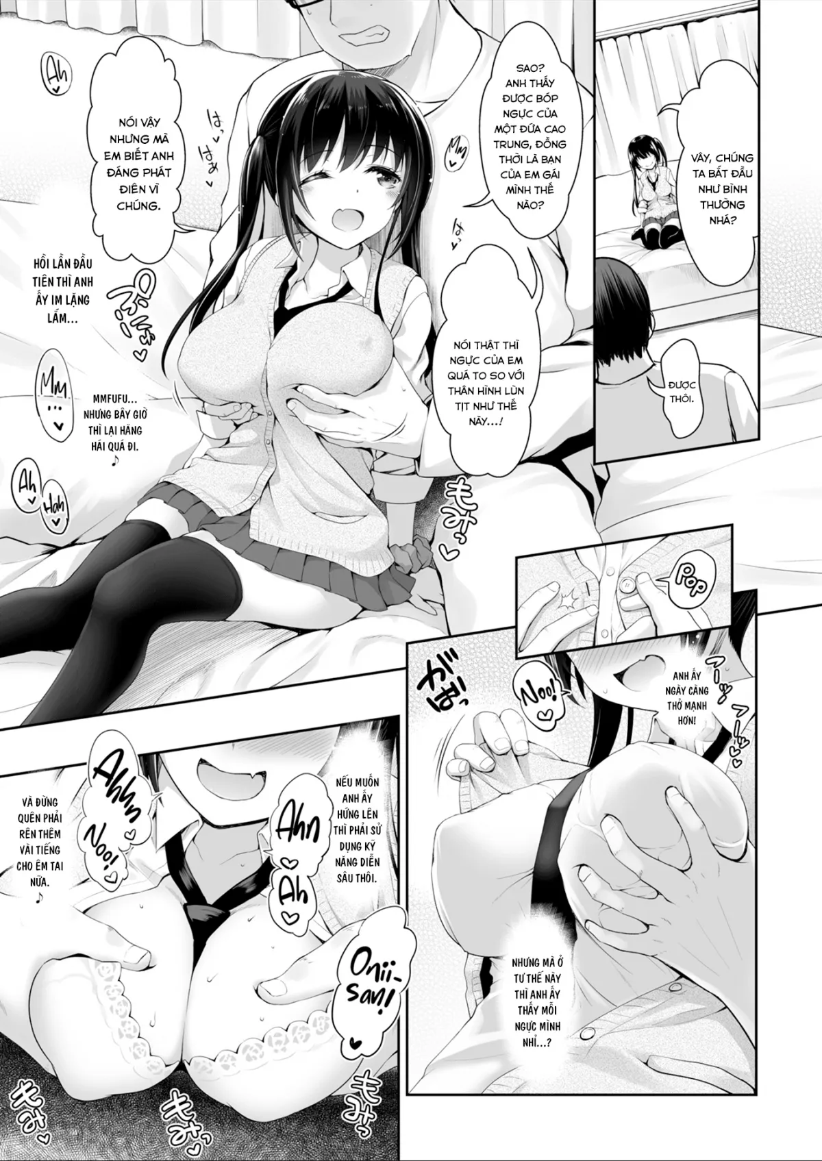 HentaiVN.net - Ảnh 4 - Cúng Tiền Cho Nhỏ Bạn Của Con Em Gái [The Truth Is, I’m Feeding My Sister’s Friend Money] - Chap 1
