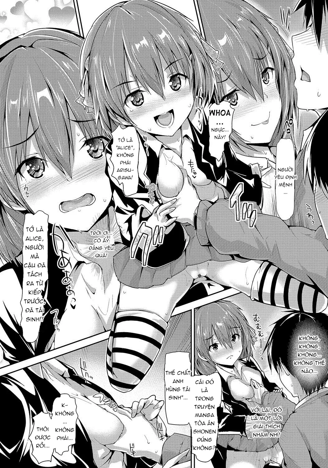 HentaiVN.net - Ảnh 7 - Cô gái bí ẩn [Shoujo Mysterica] - Chap 6