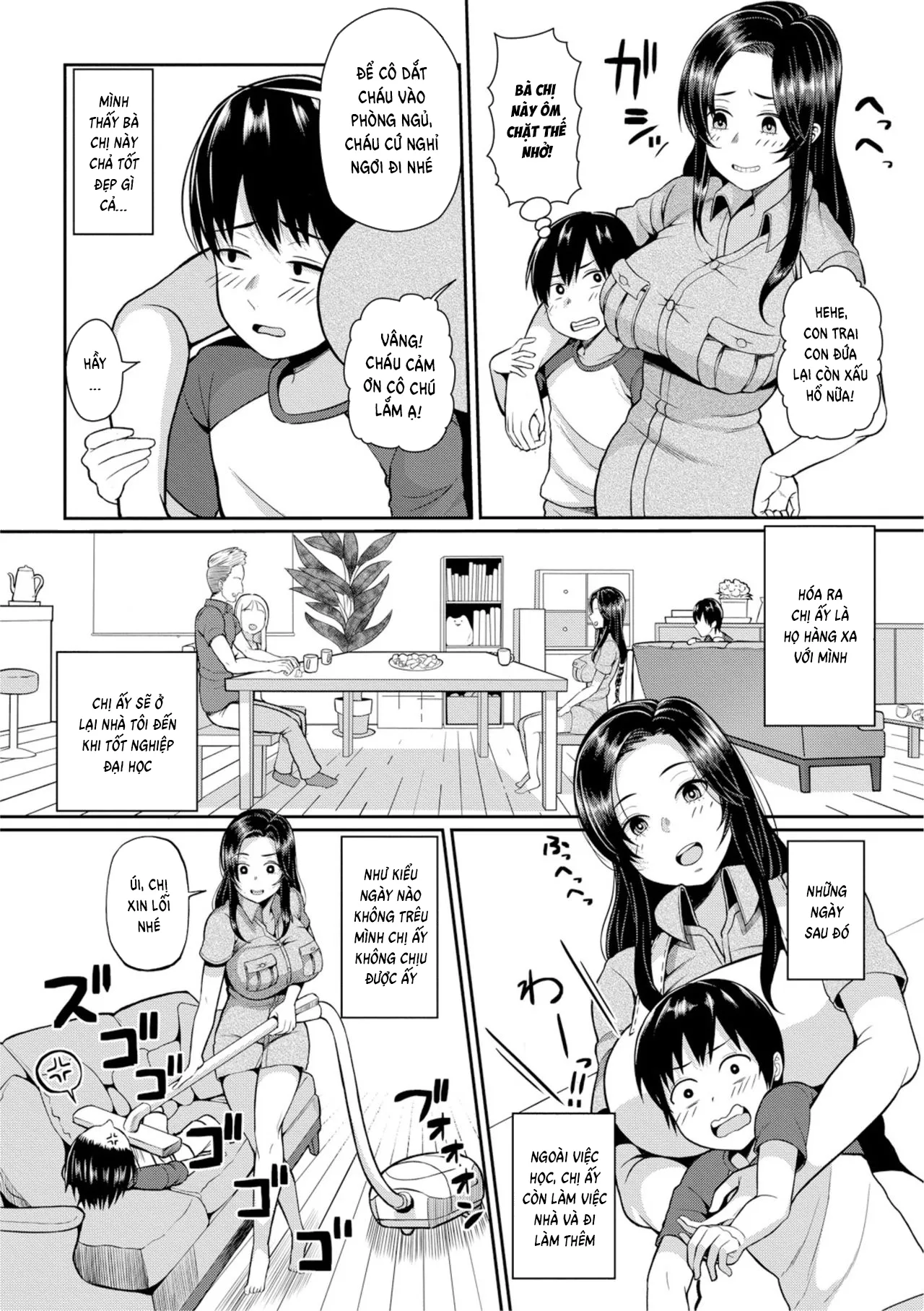 HentaiVN.net - Ảnh 6 - Isourou JD to Shota Boy Freeloader College Girl and Shota Boy - Chap 1