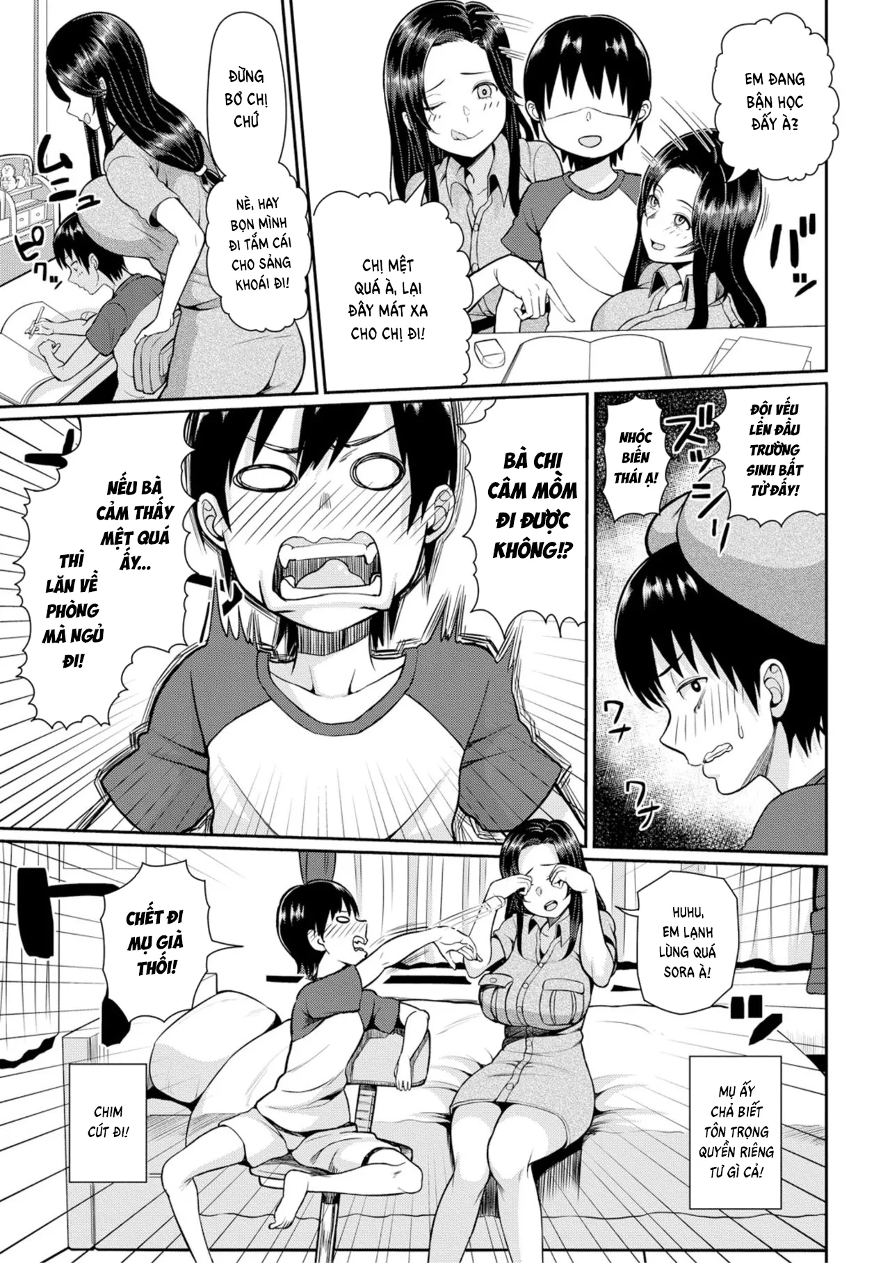 HentaiVN.net - Ảnh 7 - Isourou JD to Shota Boy Freeloader College Girl and Shota Boy - Chap 1