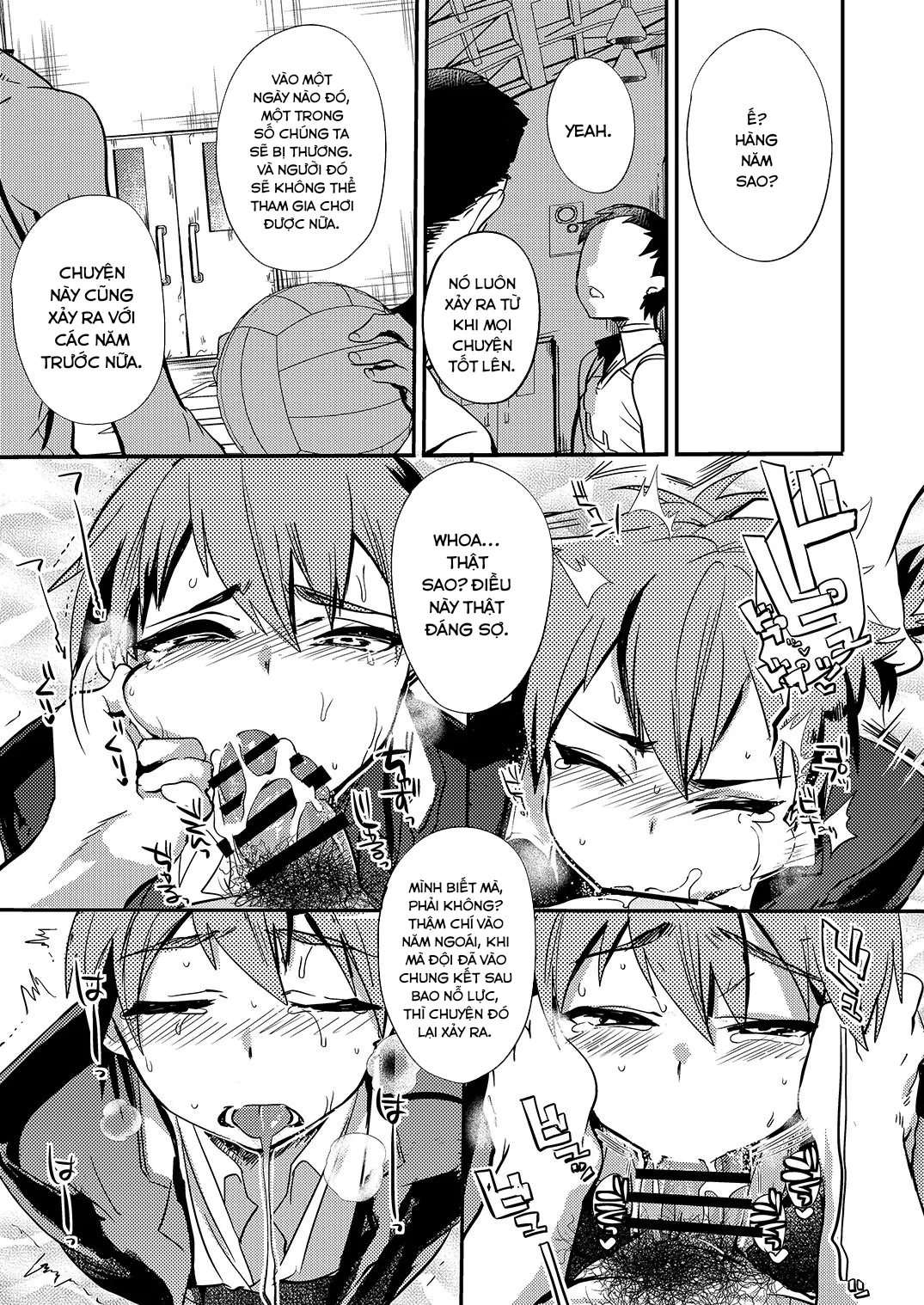 HentaiVN.net - Ảnh 24 - Nakimushi Buchou Make nai de - Chap 1