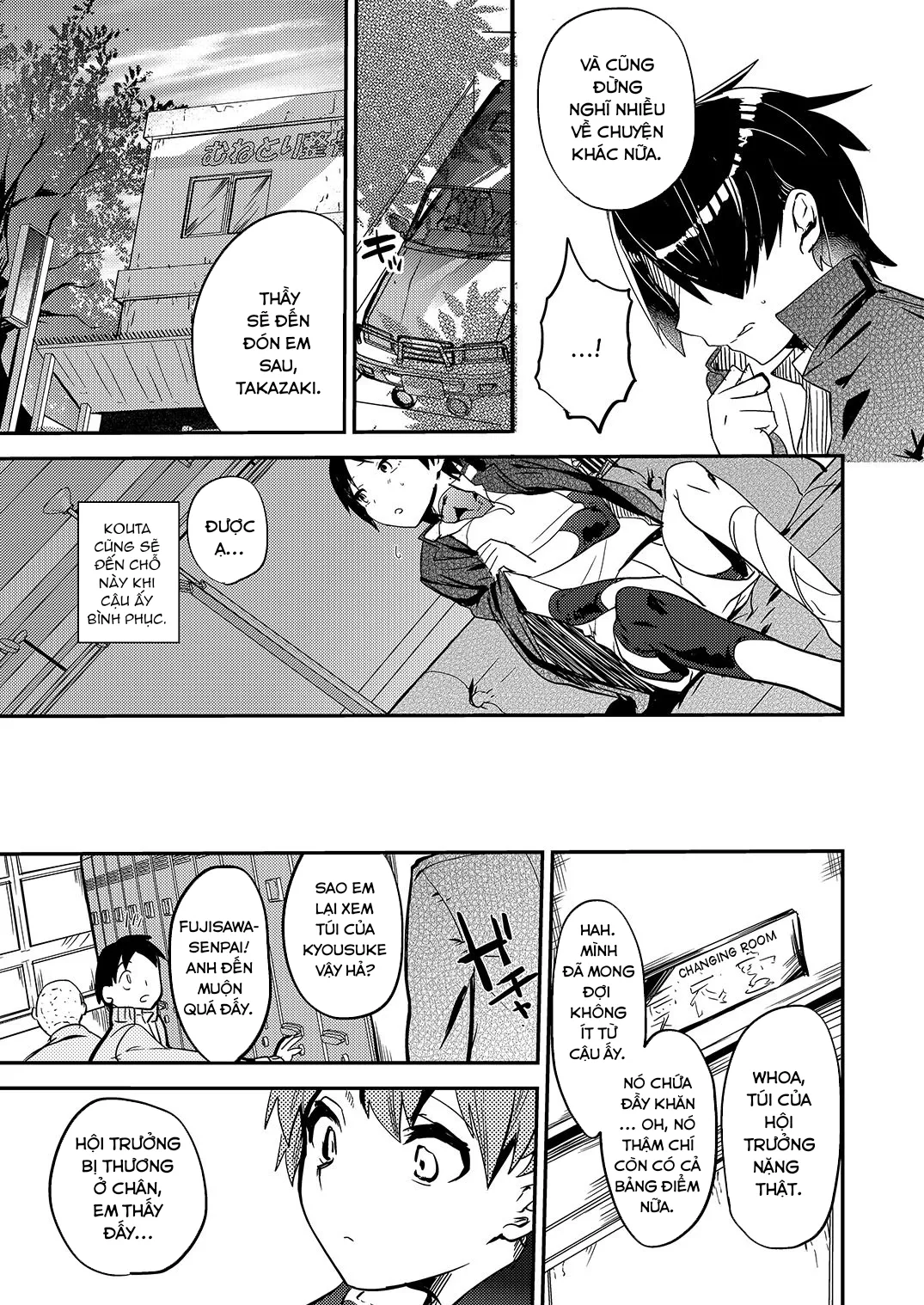 HentaiVN.net - Ảnh 4 - Nakimushi Buchou Make nai de - Chap 1