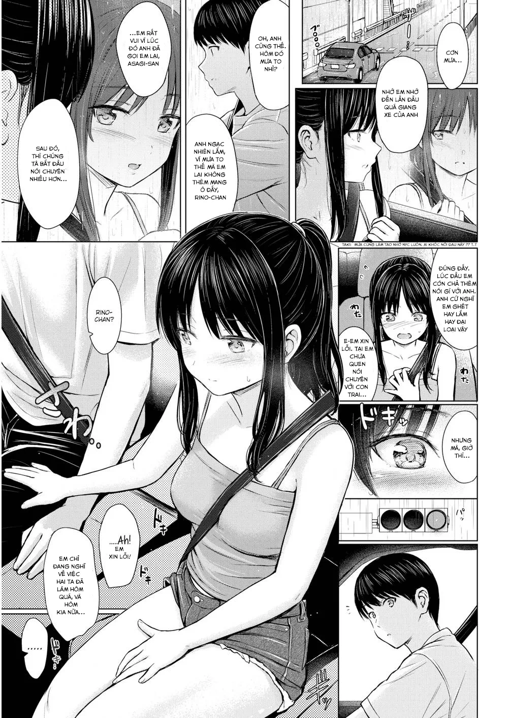 HentaiVN.net - Ảnh 4 - Buổi hẹn mùa hè [Mùa hạ ướt át ; Summer Shower] - Chap 1