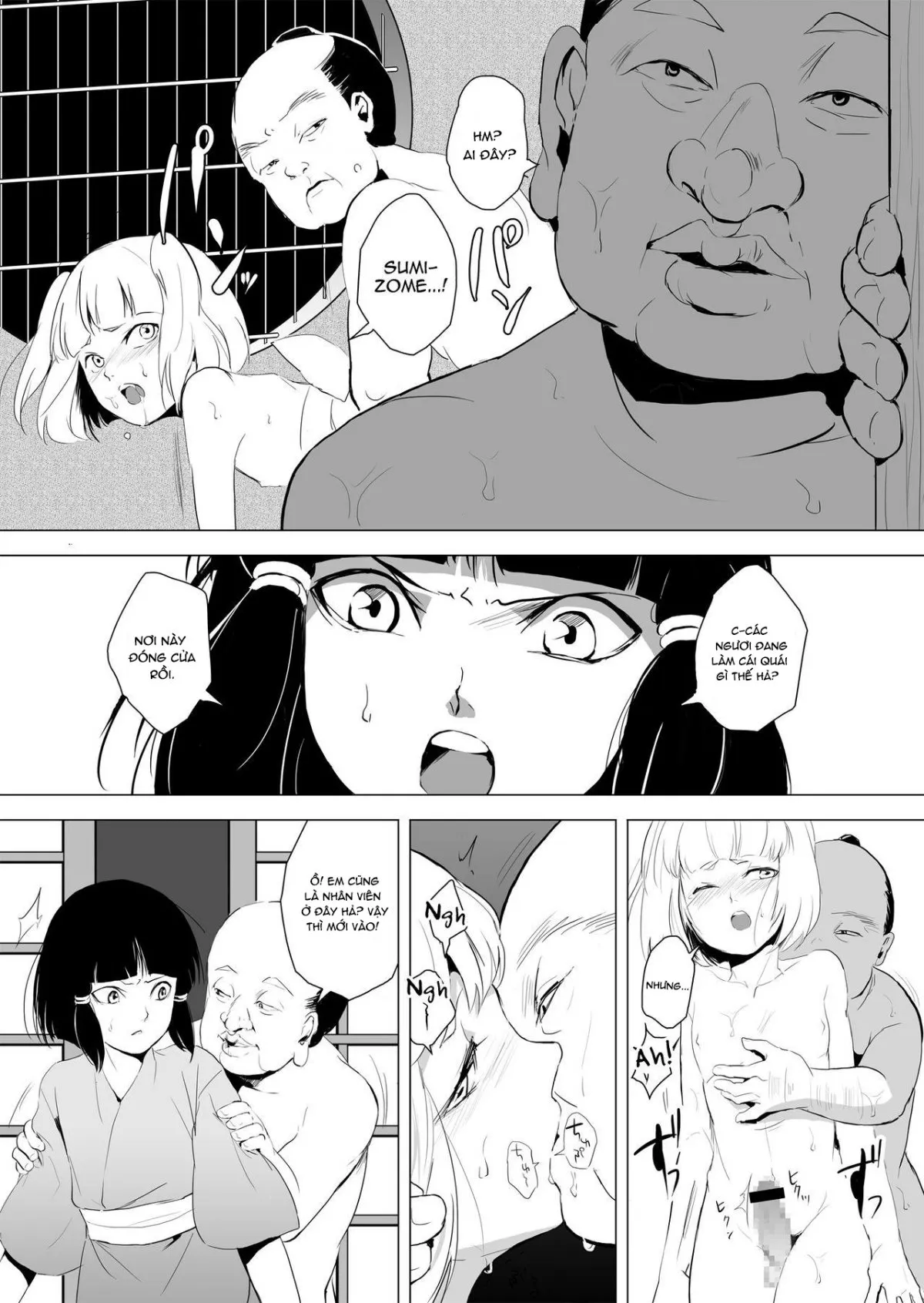 HentaiVN.net - Ảnh 14 - Hakusen to Sumizome - Chap 1