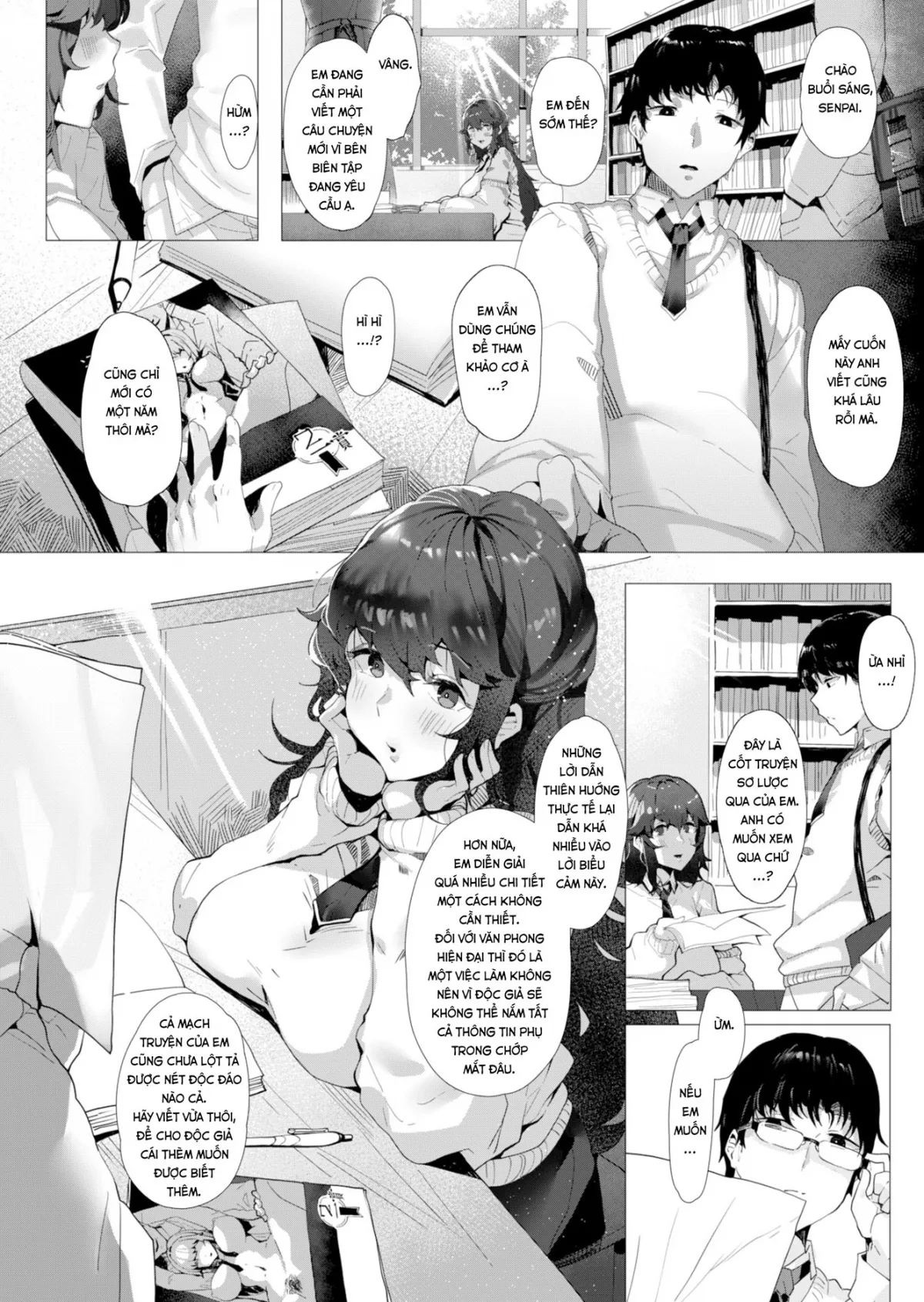 HentaiVN.net - Ảnh 3 - Ngân Hoa Giang Chảy Qua Tim Anh...? [Cosmos - Like a Flower] - Chap 1