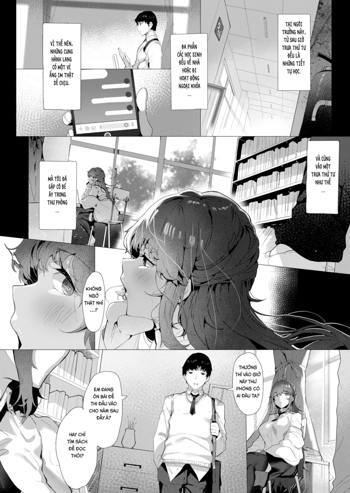 HentaiVN.net - Ảnh 9 - Ngân Hoa Giang Chảy Qua Tim Anh...? [Cosmos - Like a Flower] - Chap 1