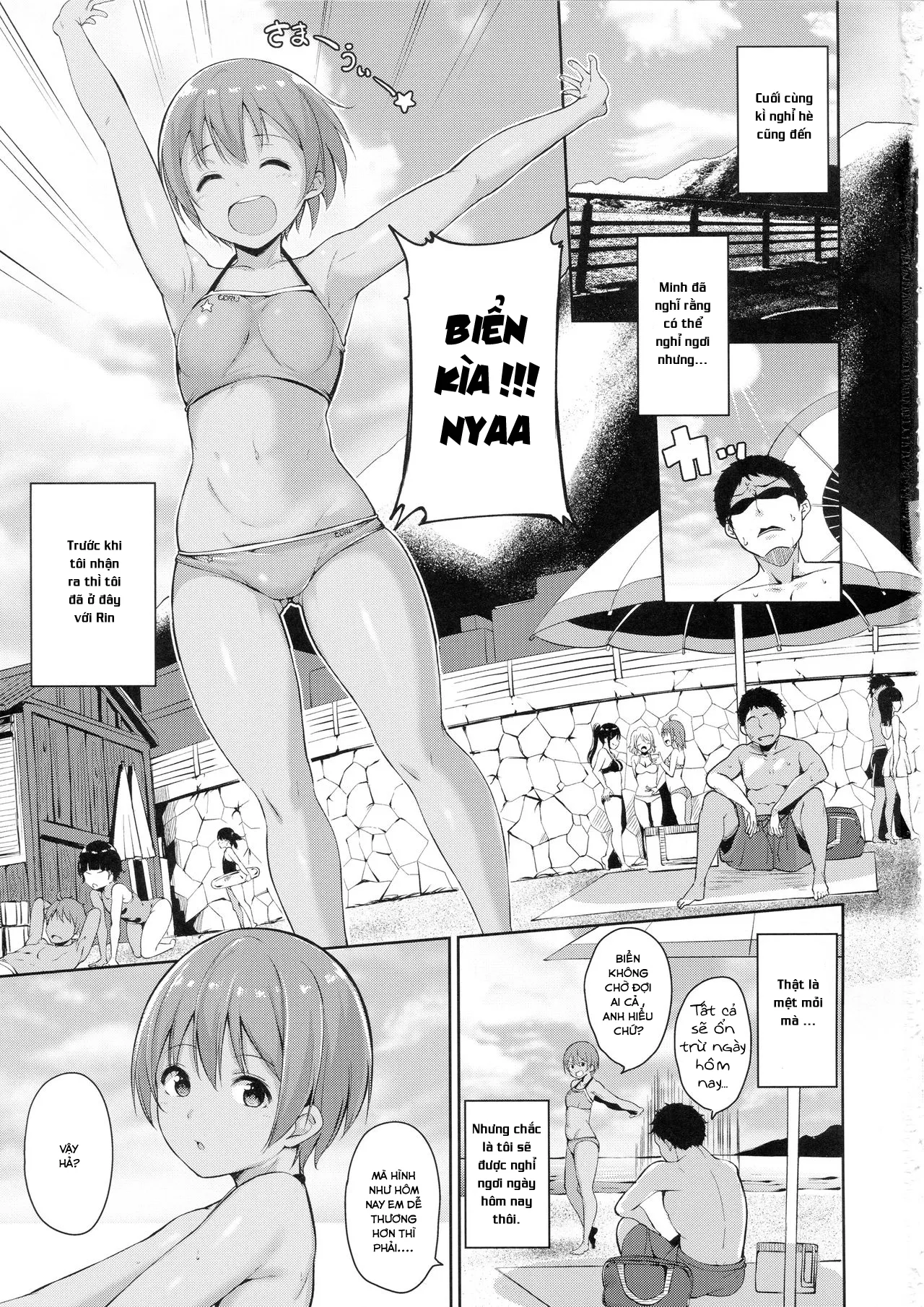 HentaiVN.net - Ảnh 4 - Đi biển cùng idol (Love Live!) [Hoshizora Marine Line] - Chap 1