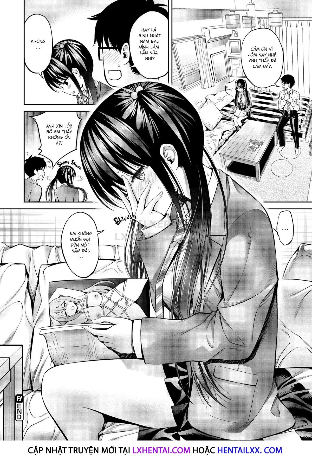 HentaiVN.net - Ảnh 24 - Girlfriend Bondage [Comic Kairakuten 2021-03] - Chap 1
