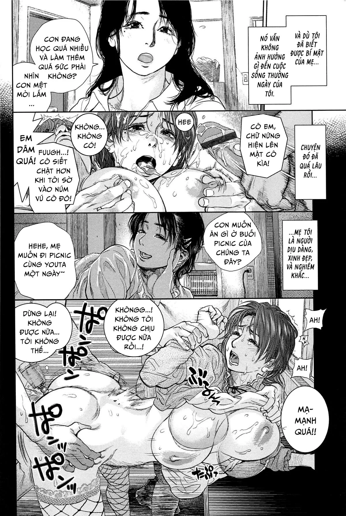 HentaiVN.net - Ảnh 14 - Boku no Shiranai Haha - Chap 1