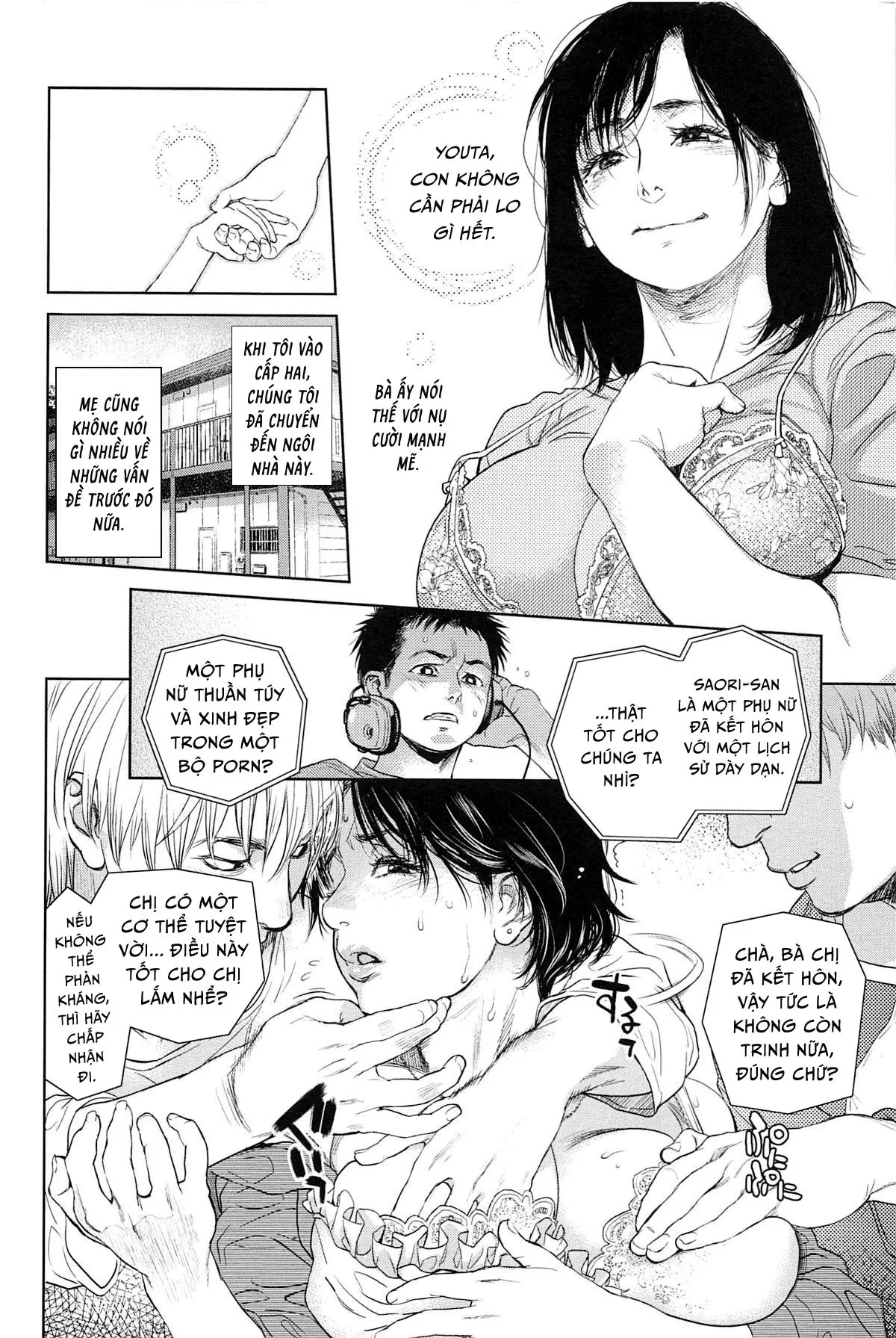 HentaiVN.net - Ảnh 6 - Boku no Shiranai Haha - Chap 1