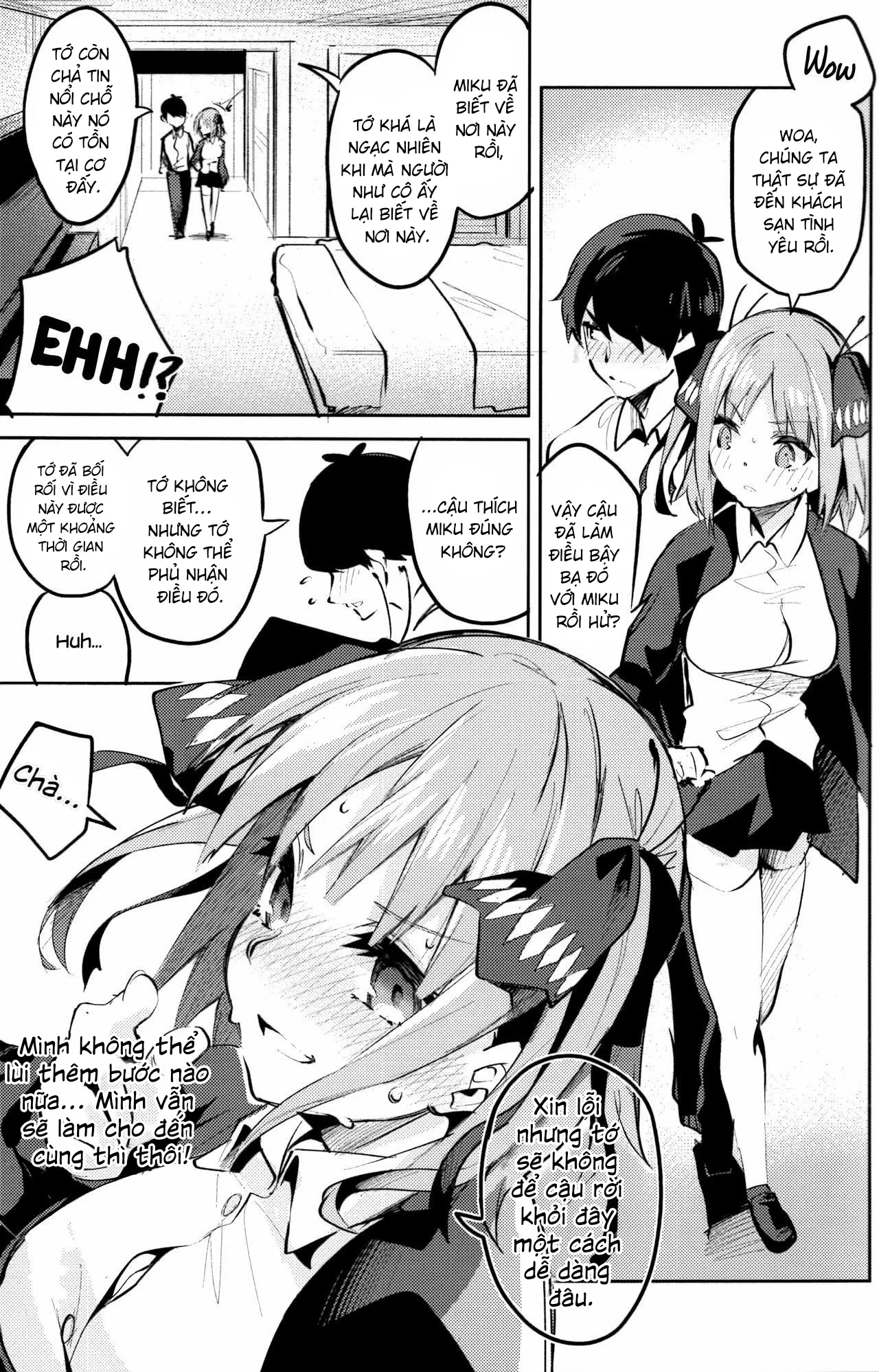 HentaiVN.net - Ảnh 9 - Hương thơm anh và em [Nino no Baai (Gotoubun no Hanayome)] - Chap 1