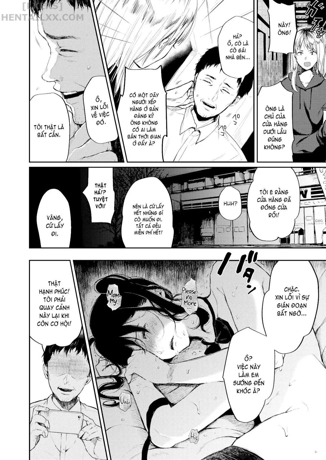 HentaiVN.net - Ảnh 11 - Nữ sinh ăn trộm & ông già [Shoplifting Schoolgirl & The Unrivaled Old Man] - Chap 1