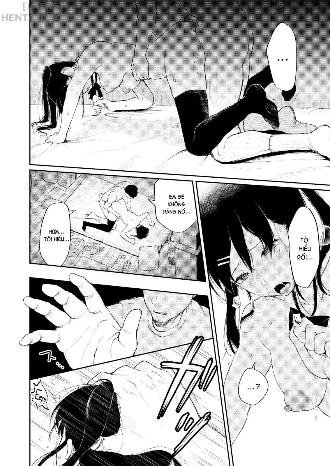 HentaiVN.net - Ảnh 15 - Nữ sinh ăn trộm & ông già [Shoplifting Schoolgirl & The Unrivaled Old Man] - Chap 1