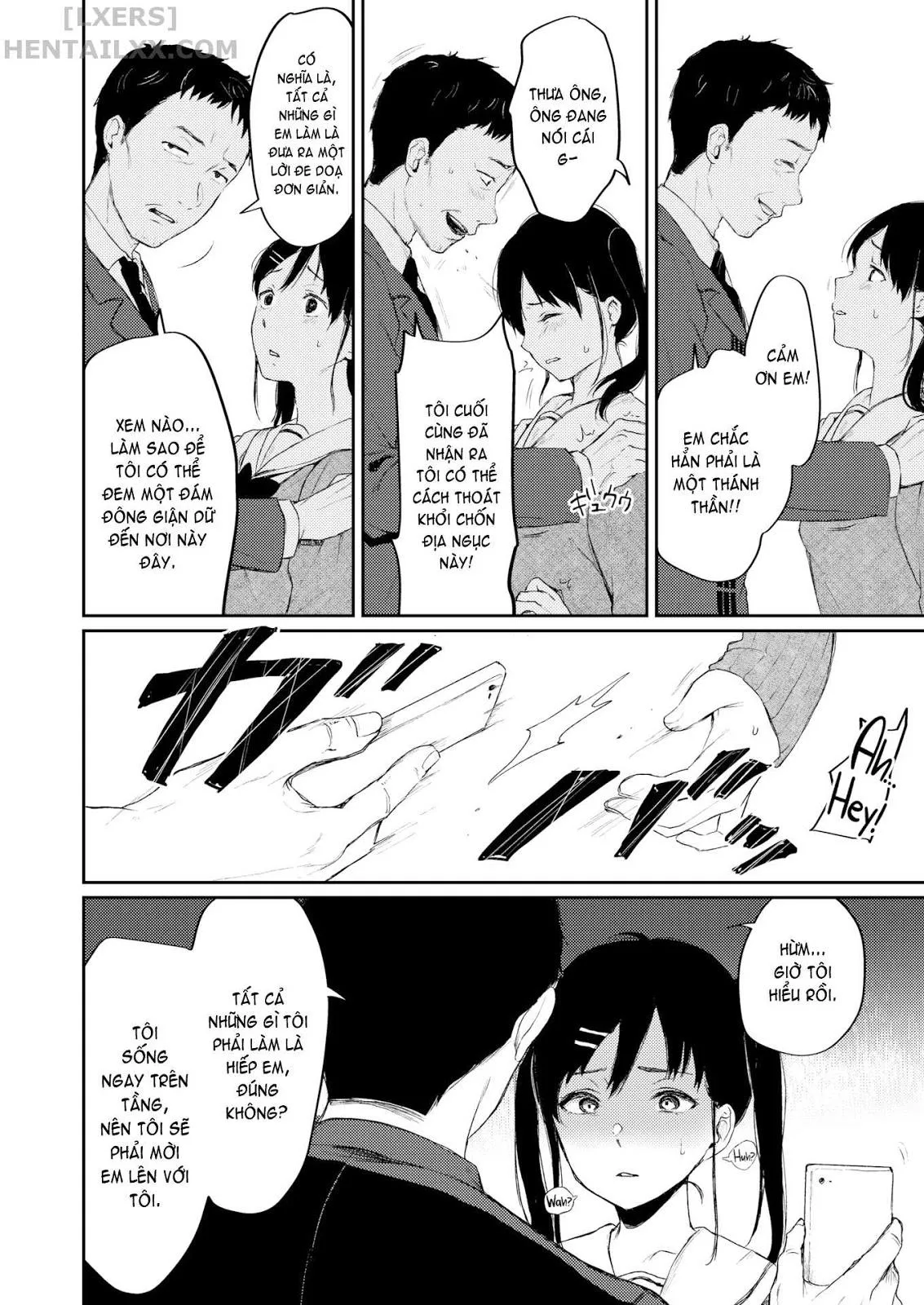 HentaiVN.net - Ảnh 5 - Nữ sinh ăn trộm & ông già [Shoplifting Schoolgirl & The Unrivaled Old Man] - Chap 1