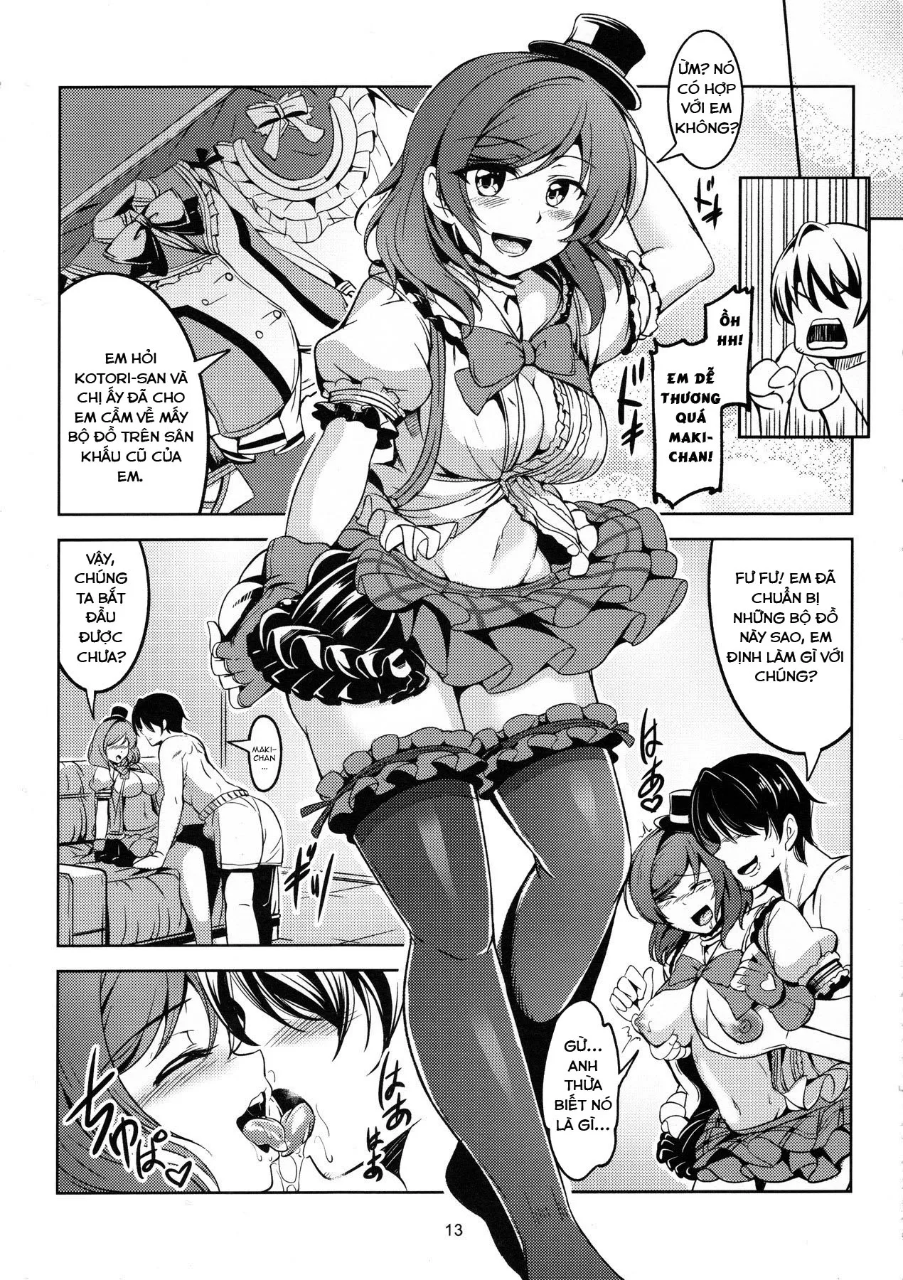 HentaiVN.net - Ảnh 14 - Koi Hime Love Maki!! 03 - Chap 1