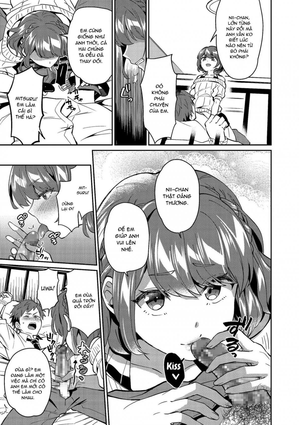 HentaiVN.net - Ảnh 4 - Suki Suki My Brother - Chap 1
