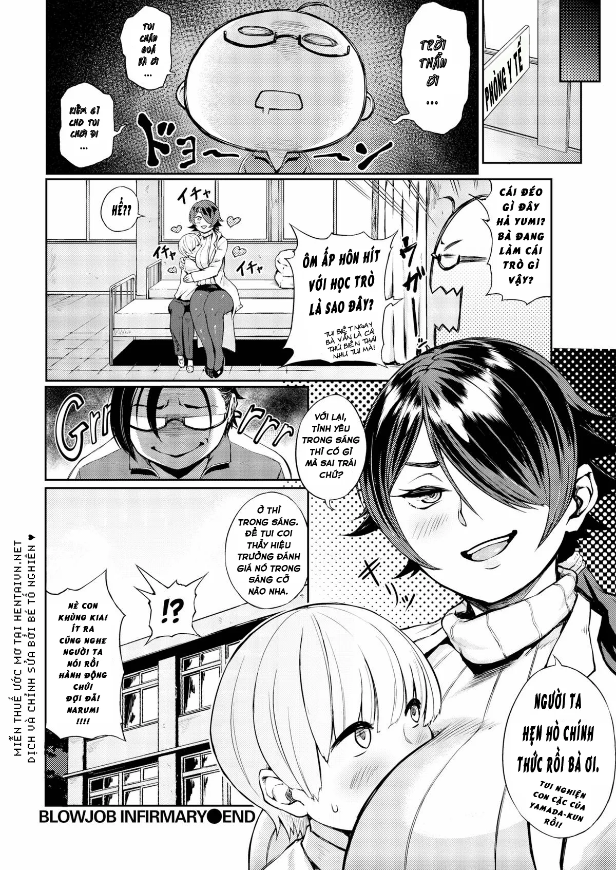 HentaiVN.net - Ảnh 17 - Em Yêu Cô Y Tế [Blowjob Infirmary] - Chap 1