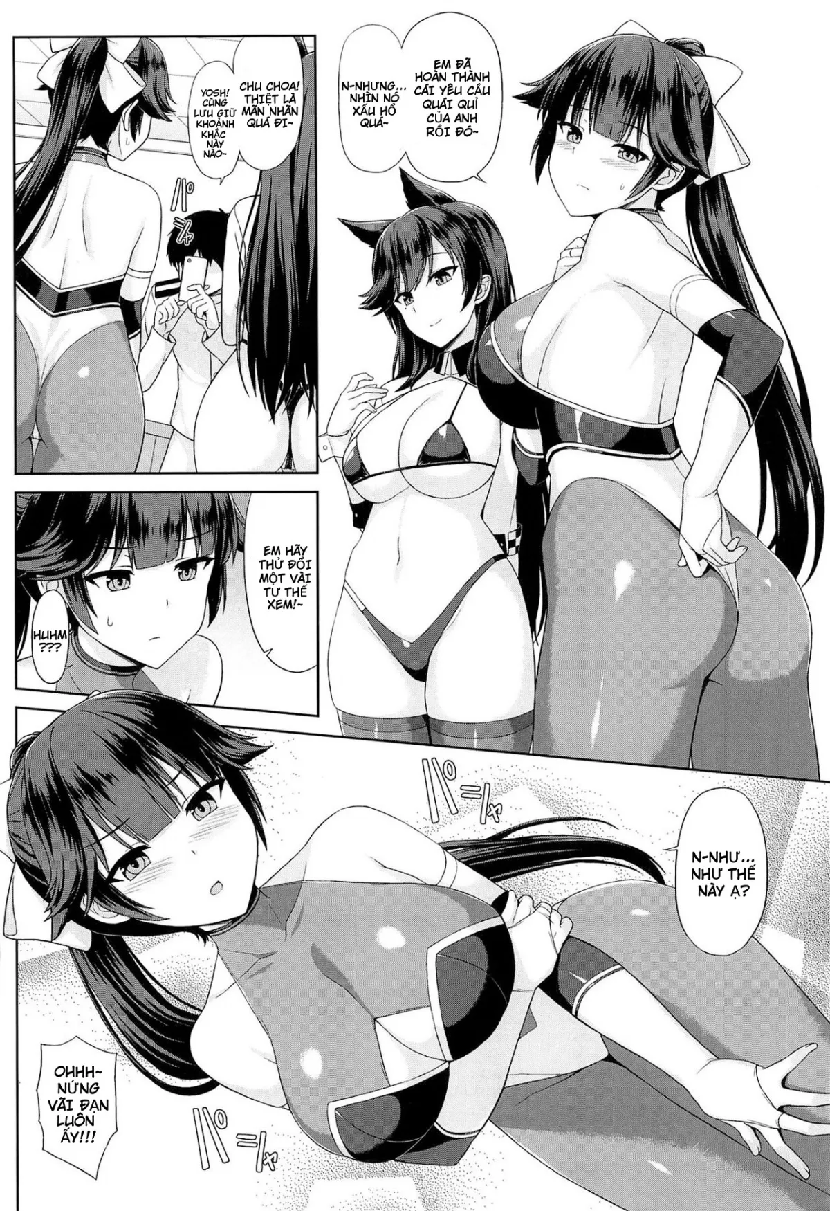 HentaiVN.net - Ảnh 5 - Buổi chụp hình hứng tình của Atago và Takao (Azur Lane) [Takao to Atago no Choppiri H na RQ Satsueikai] - Chap 1