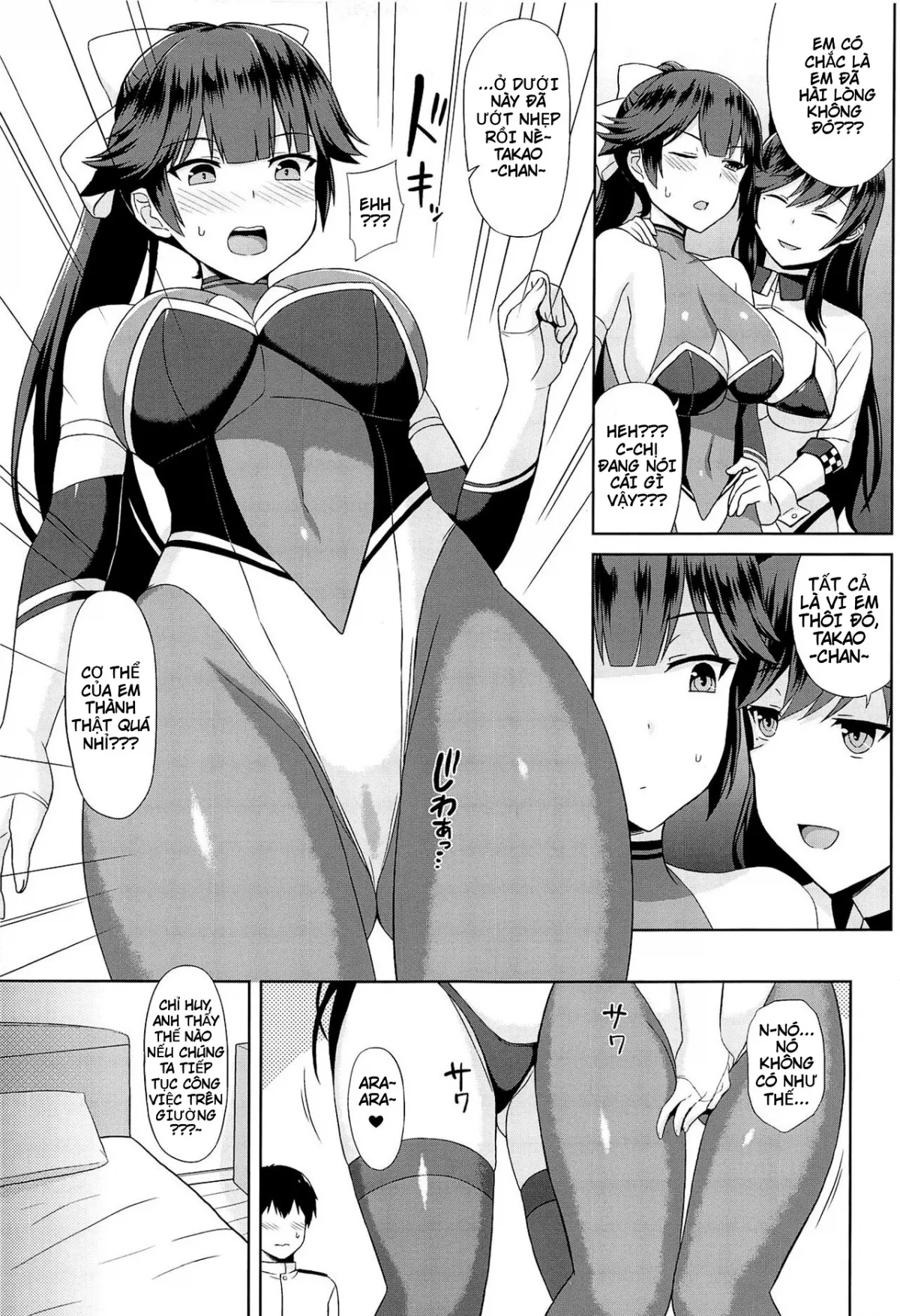 HentaiVN.net - Ảnh 8 - Buổi chụp hình hứng tình của Atago và Takao (Azur Lane) [Takao to Atago no Choppiri H na RQ Satsueikai] - Chap 1