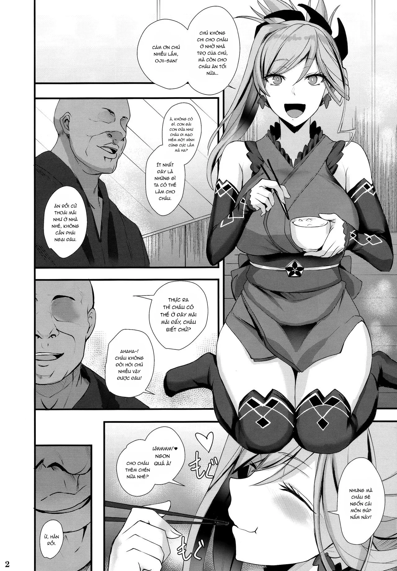 HentaiVN.net - Ảnh 6 - Musashi-chan chịu khuất phục trước Oji-san. [Musashi-chan Oji-san ni Kussuru; Musashi-chan Submits to Oji-san] - Chap 1