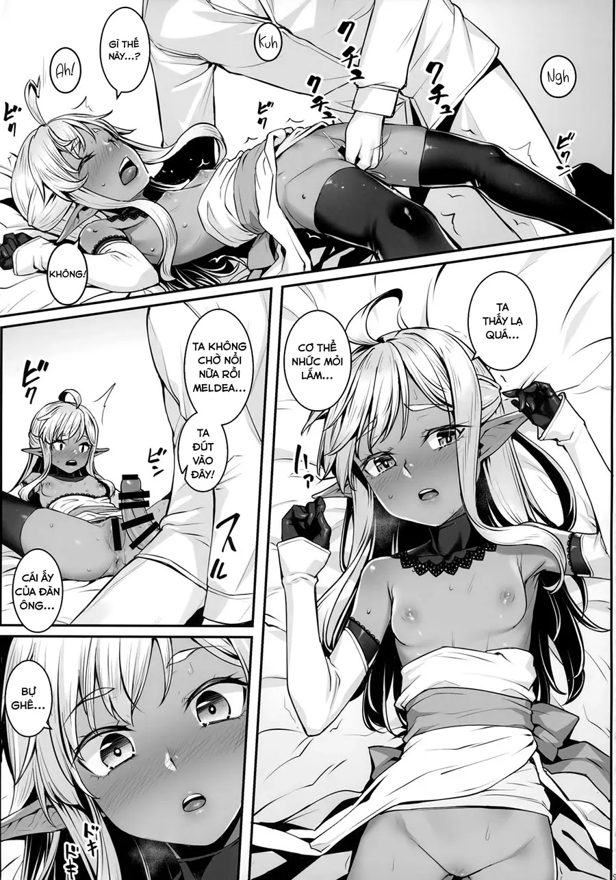 HentaiVN.net - Ảnh 12 - Công chúa của tộc Elf [The Dark Elves Princess] - Chap 1