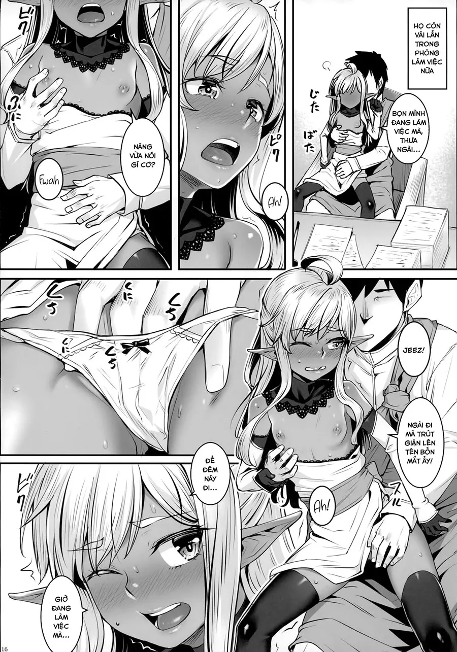 HentaiVN.net - Ảnh 19 - Công chúa của tộc Elf [The Dark Elves Princess] - Chap 1