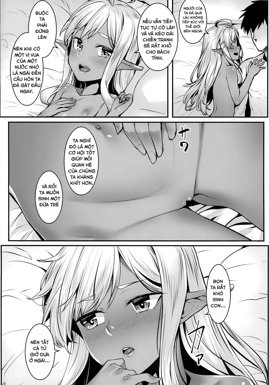 HentaiVN.net - Ảnh 29 - Công chúa của tộc Elf [The Dark Elves Princess] - Chap 1