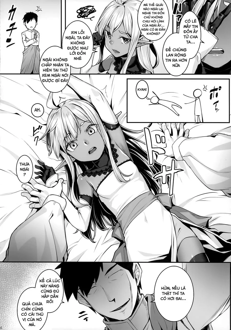 HentaiVN.net - Ảnh 9 - Công chúa của tộc Elf [The Dark Elves Princess] - Chap 1