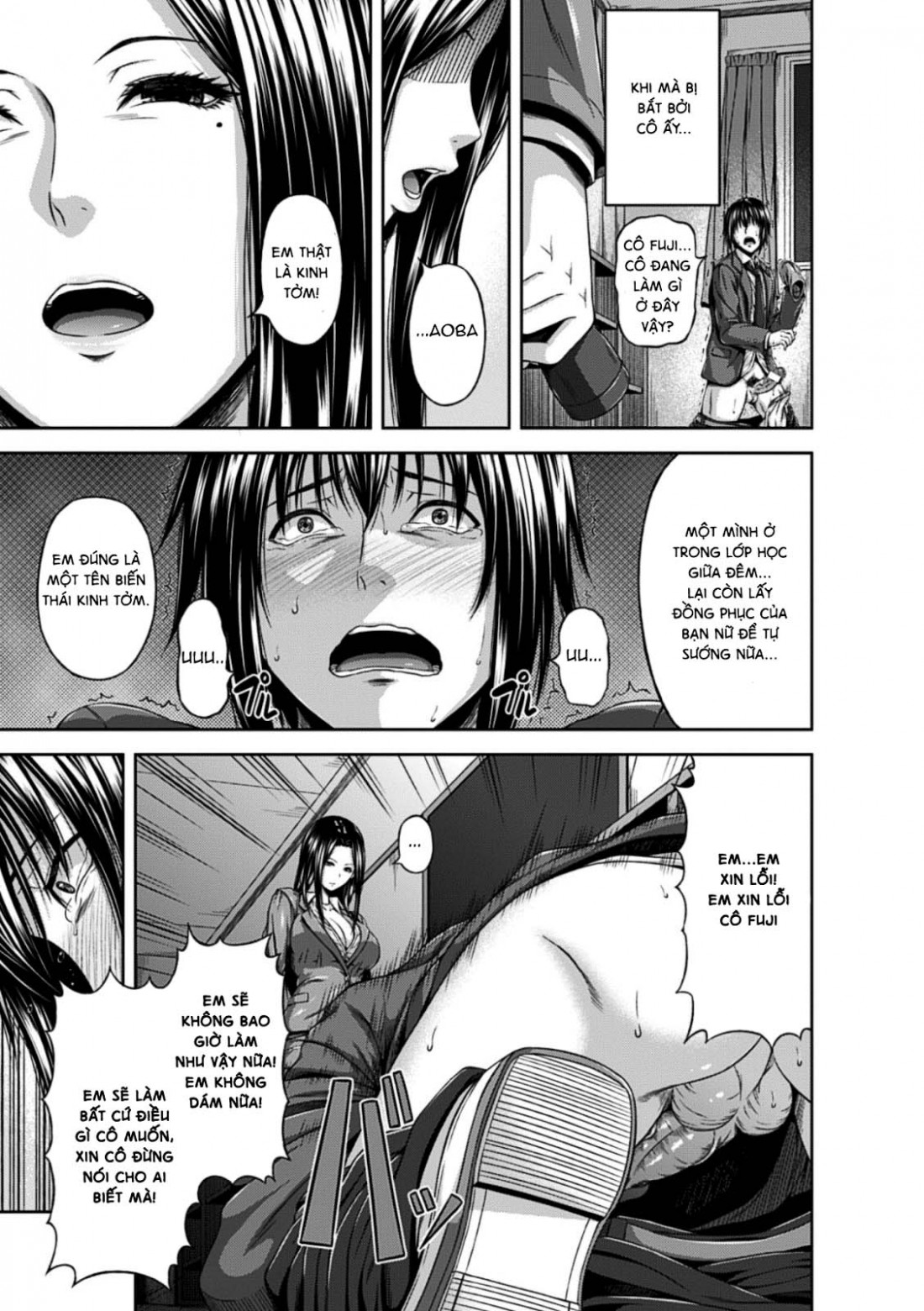 HentaiVN.net - Ảnh 3 - Midnight Guidance Lesson [Mayonaka No Kyouiku Shidou] - Chap 1