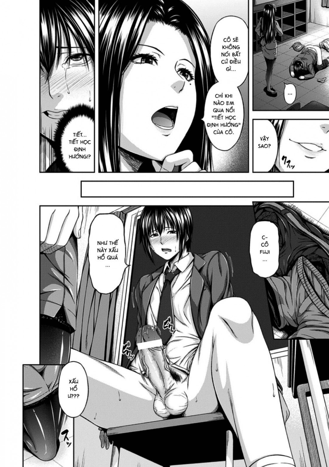 HentaiVN.net - Ảnh 4 - Midnight Guidance Lesson [Mayonaka No Kyouiku Shidou] - Chap 1