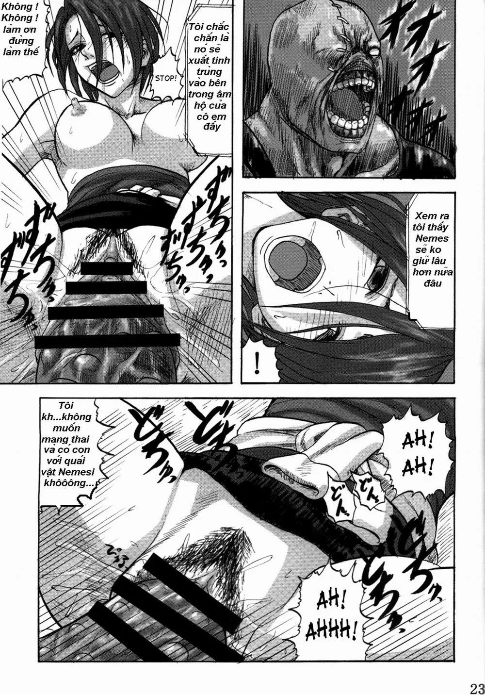 HentaiVN.net - Ảnh 19 - B.O.W And Human Crossbreeding Experiment Report (Resident Evil) - Chap 1
